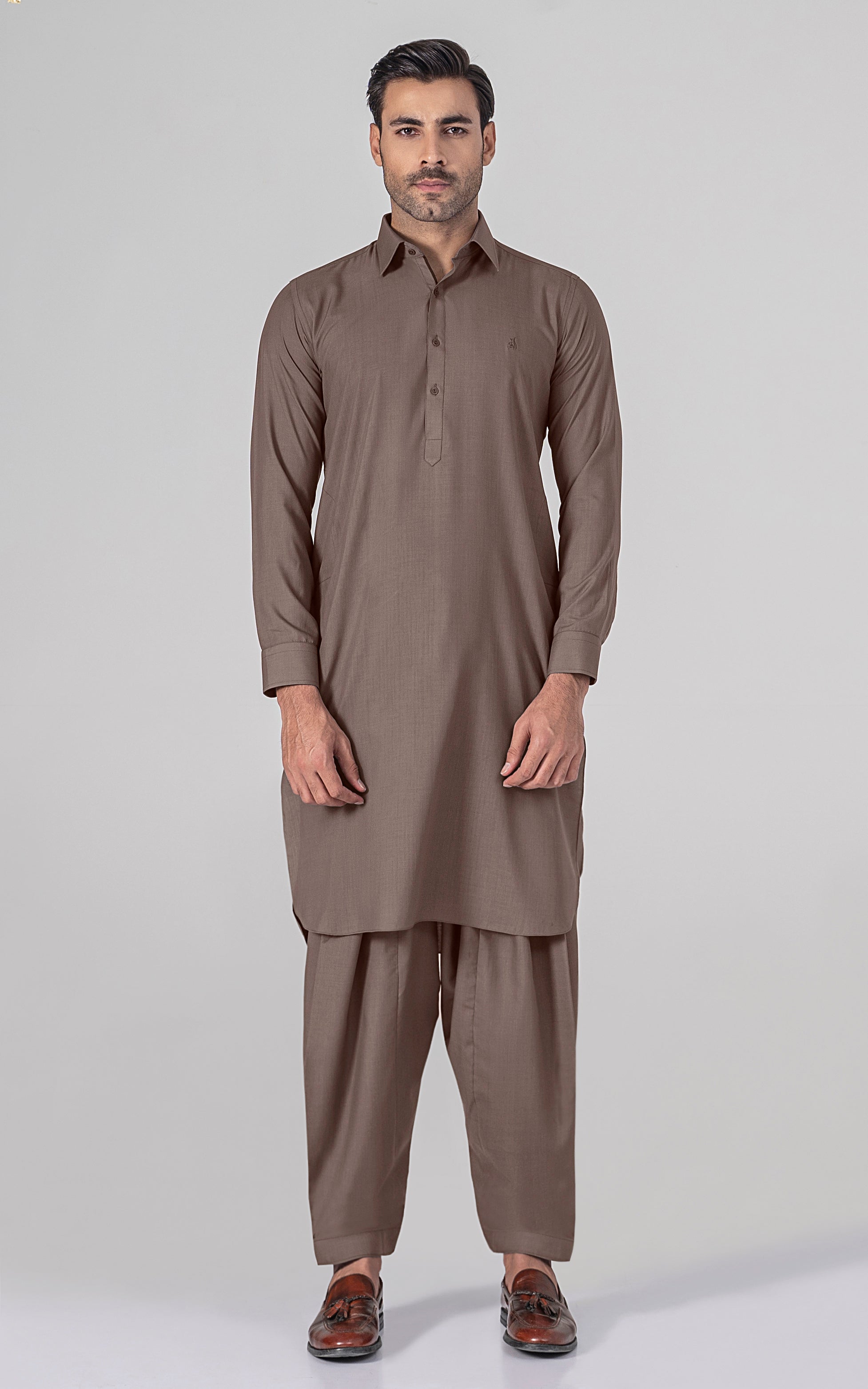 SHALWAR KAMEEZ SALT BROWN