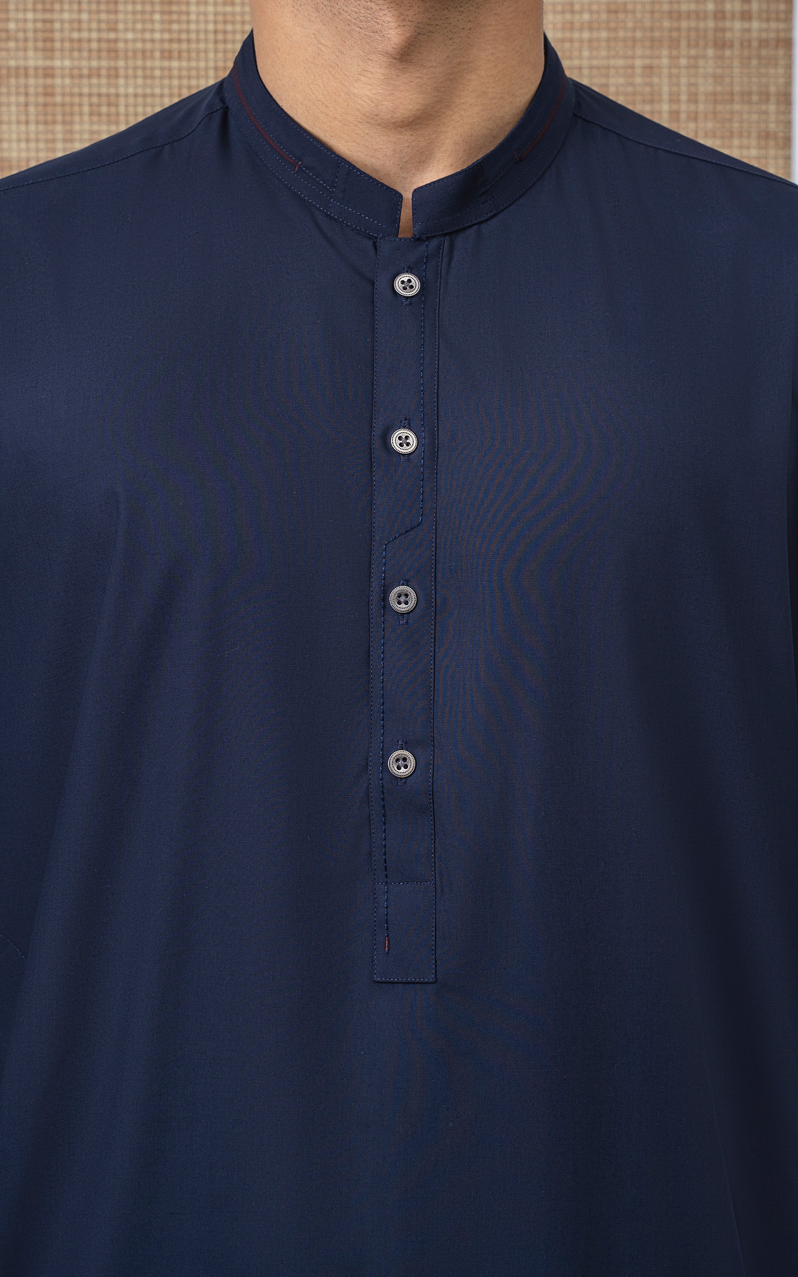 BLENDED KURTA PAJAMA - PREMIUM COLLECTION NAVY