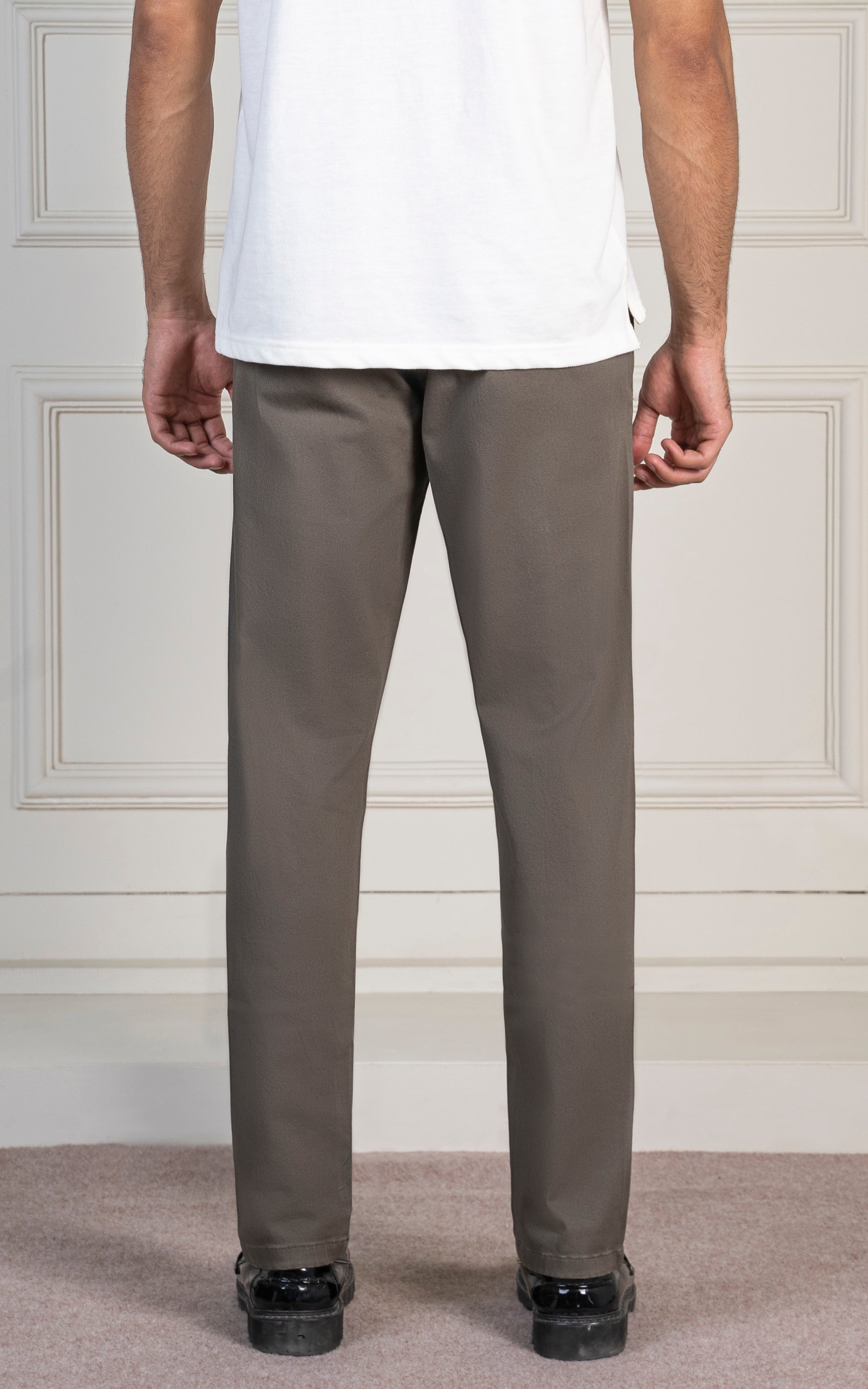 TWILL SMART FIT PANT DARK OLIVE