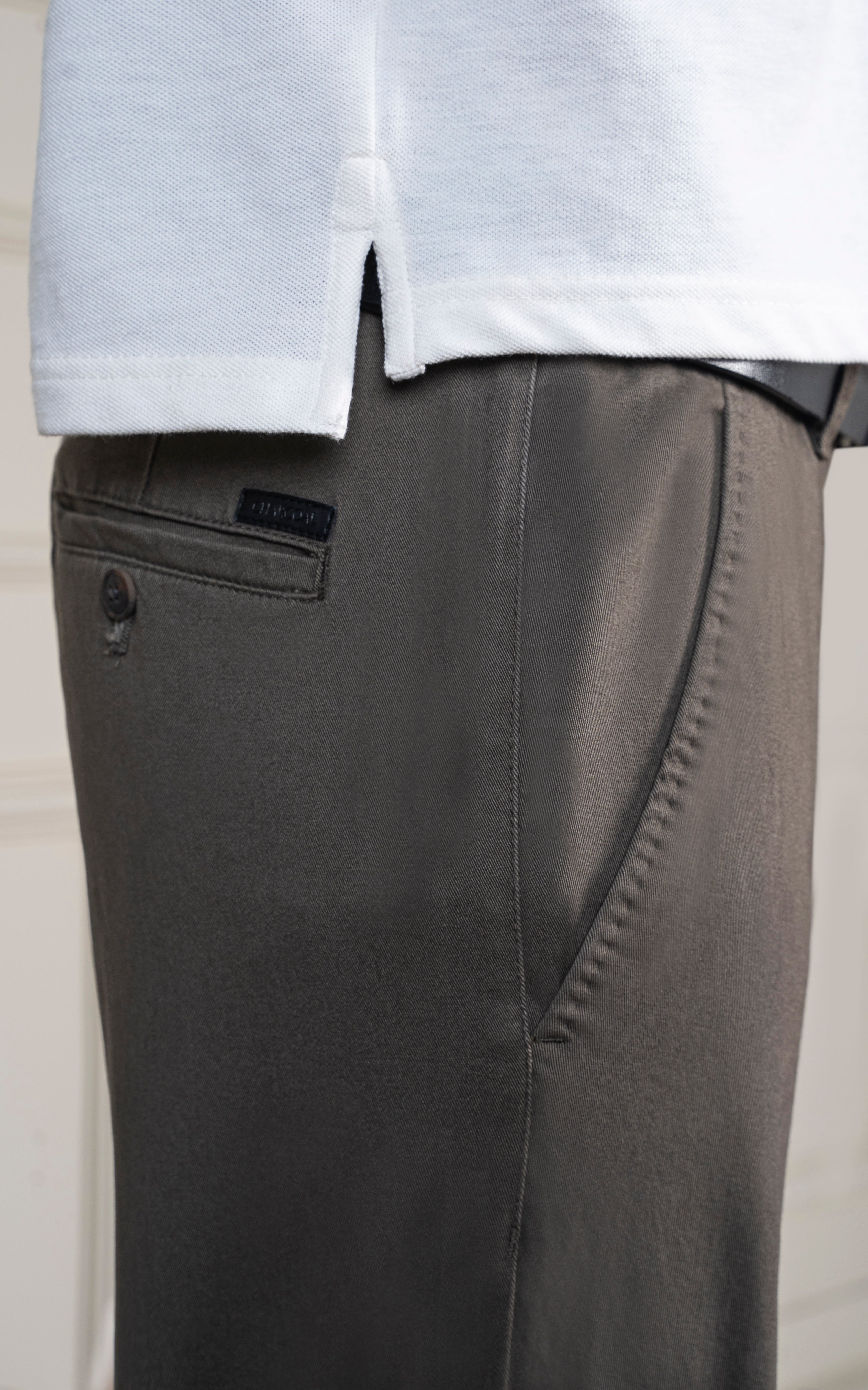 TWILL SMART FIT PANT DARK OLIVE