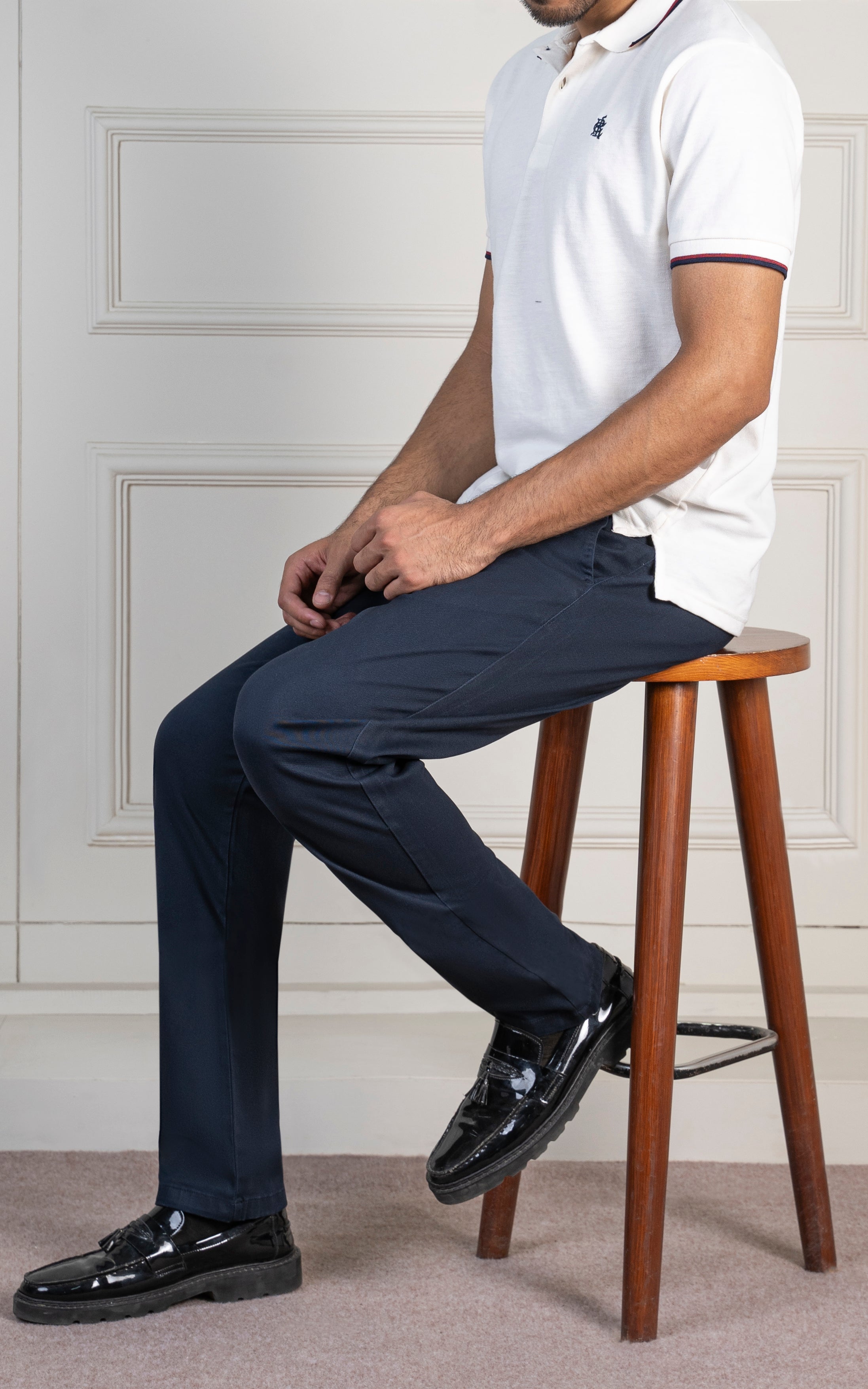 TWILL SMART FIT PANT NAVY