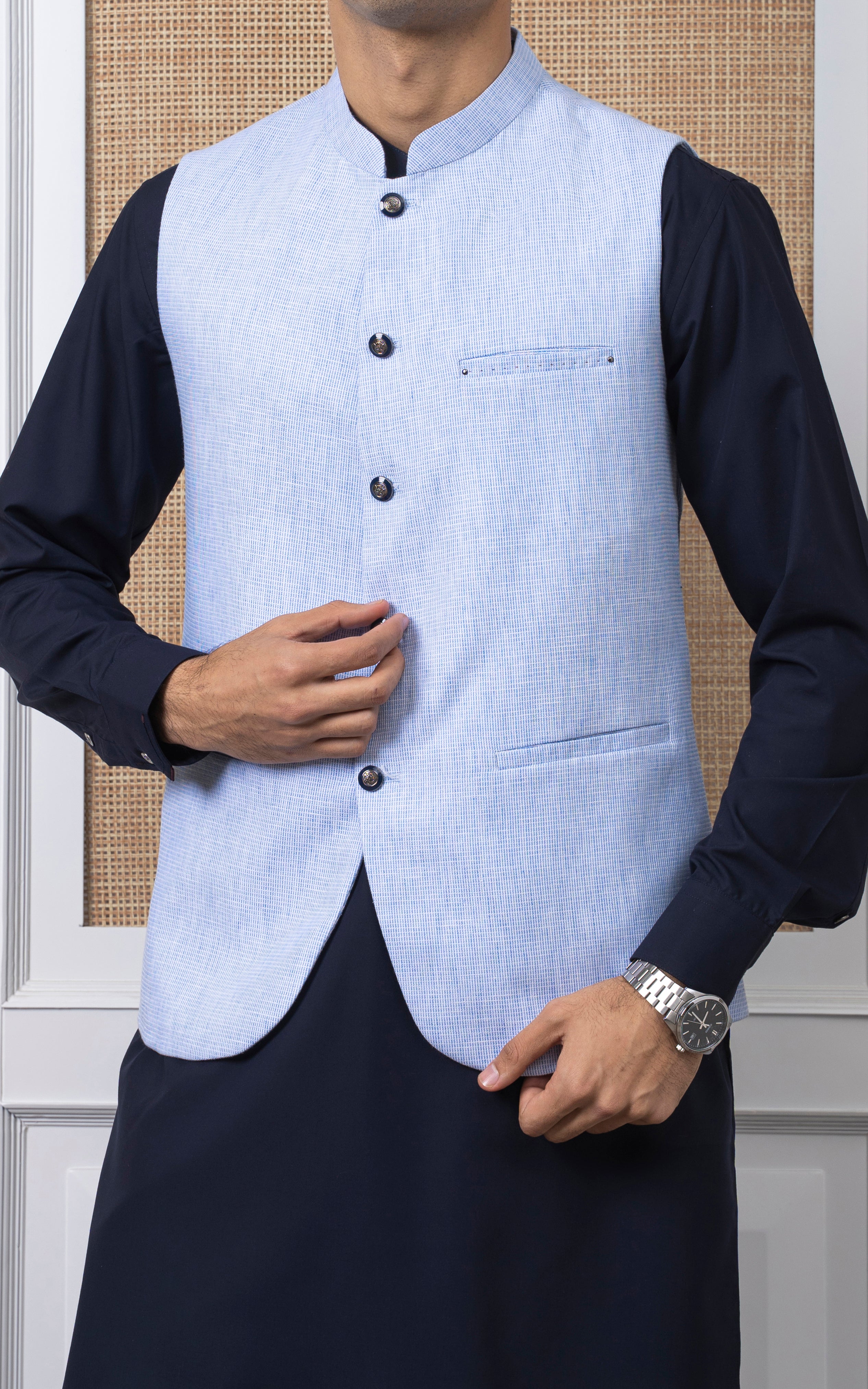 BLENDED COTTON W/C - PREMIUM COLLECTION SKY