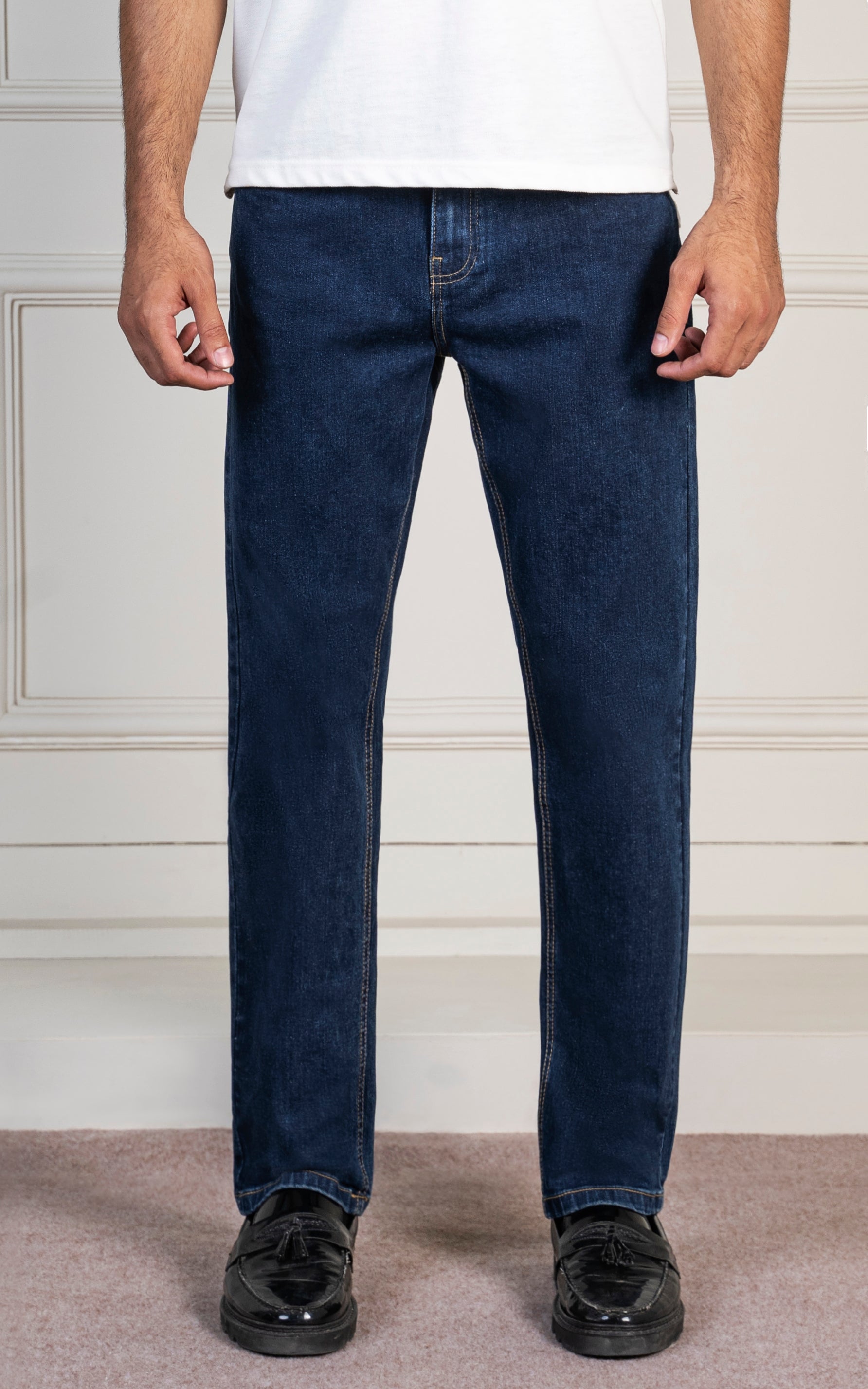 REGULAR STRAIGHT FIT JEAN DARK BLUE