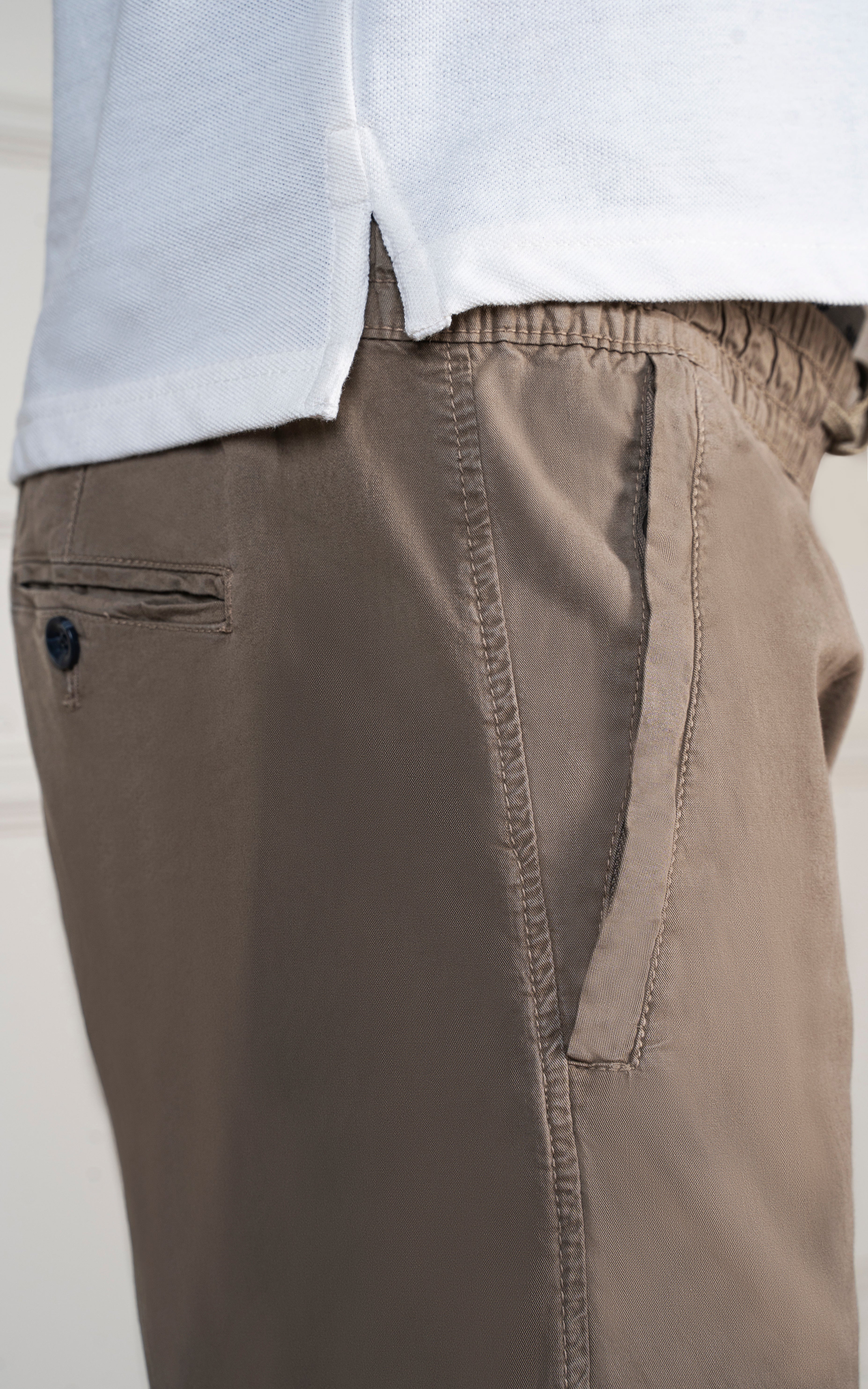 STRAIGHT FIT CARGO TROUSER KHAKI
