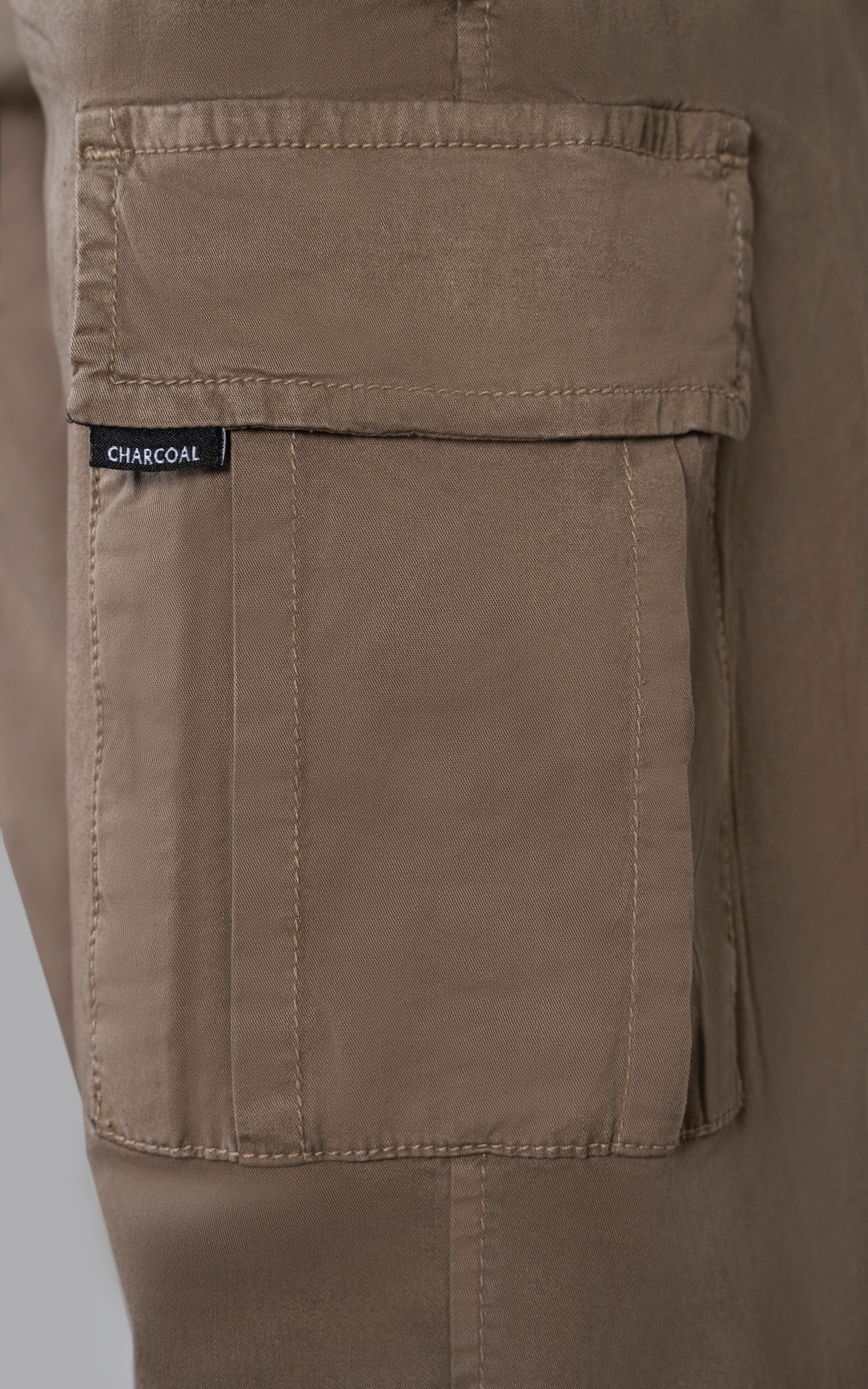 STRAIGHT FIT CARGO TROUSER KHAKI