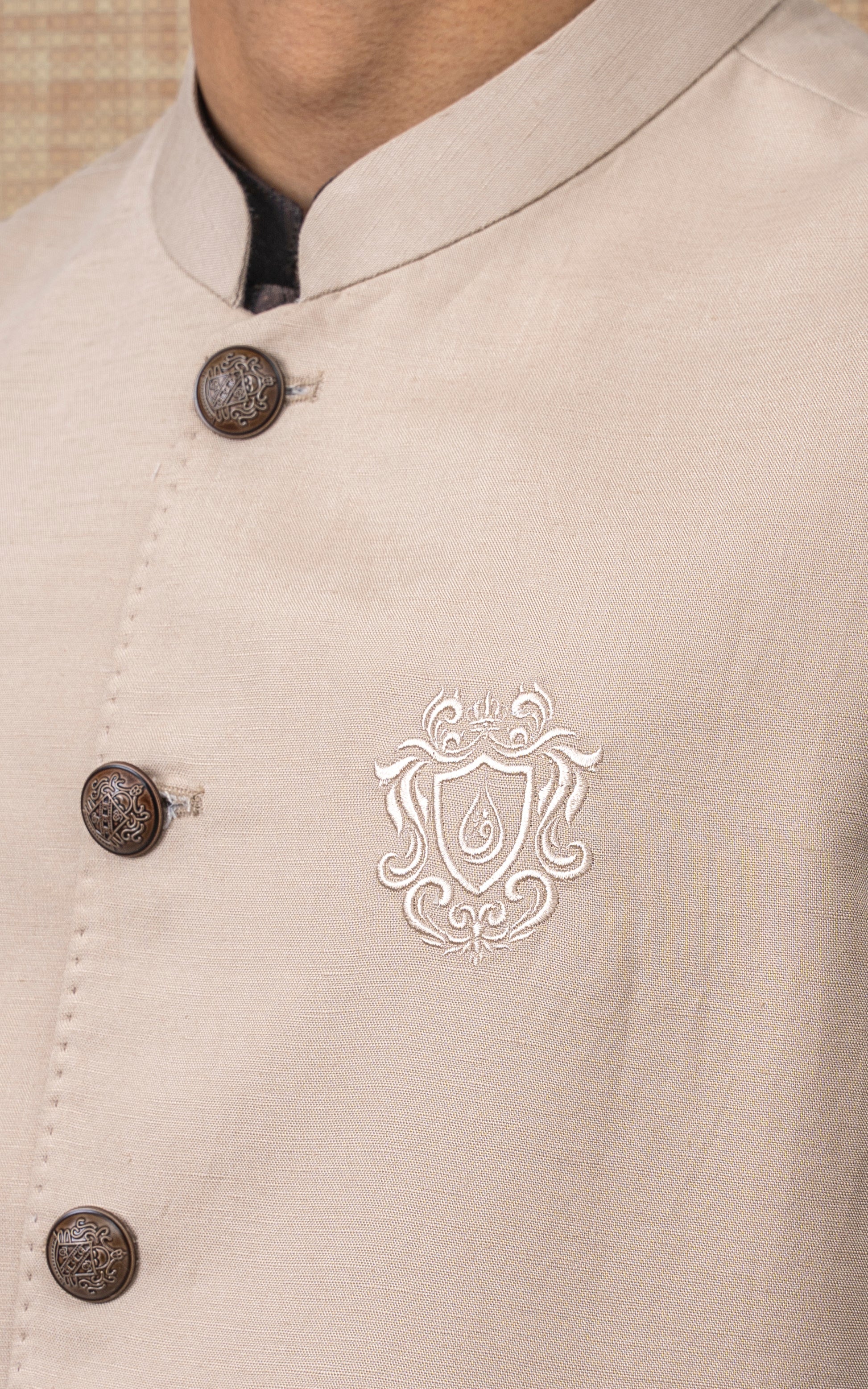 COTTON LINEN W/C - SIGNATURE COLLECTION LIGHT BEIGE