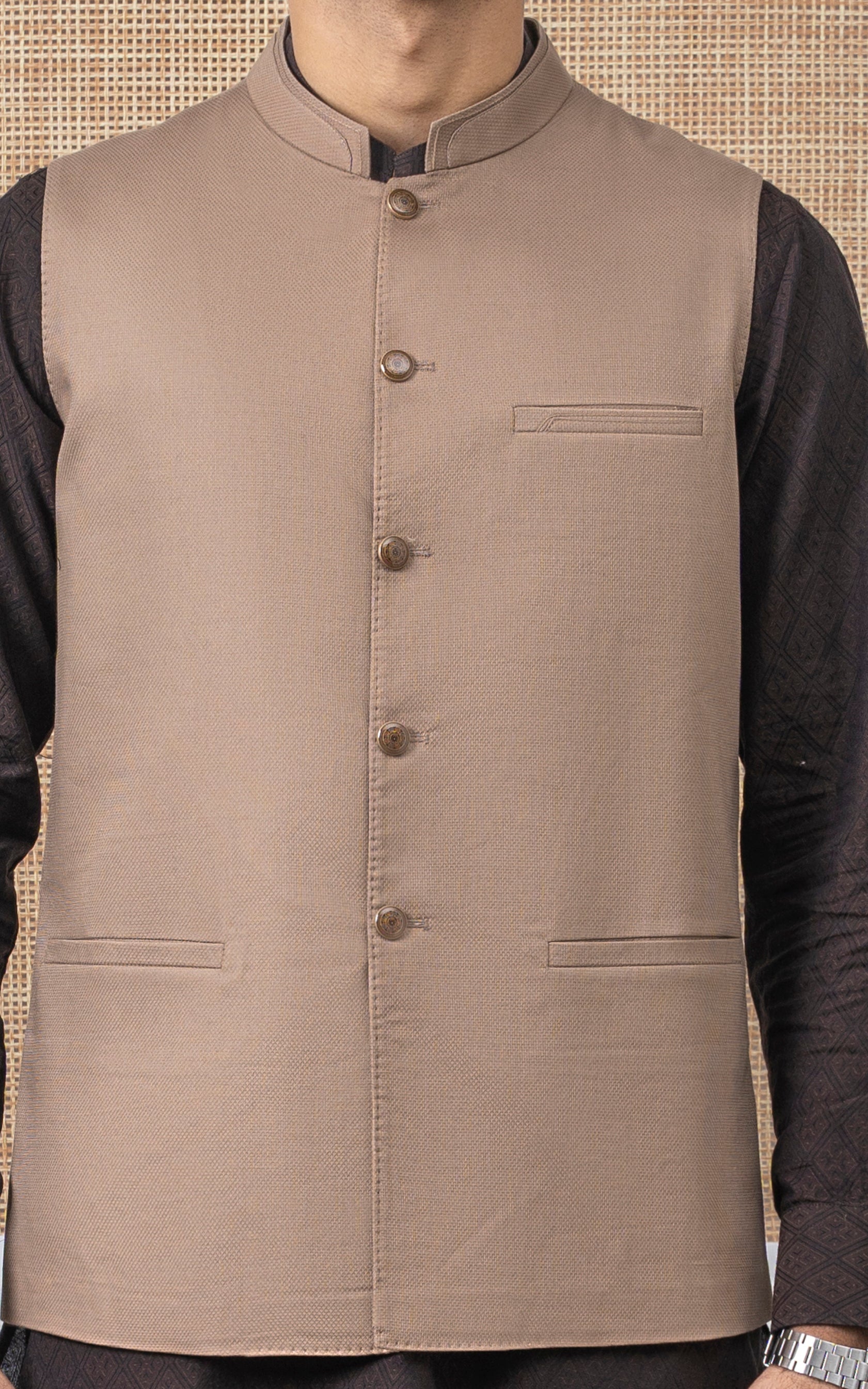 DOBBY TEXTURED W/C - PREMIUM COLLECTION KHAKI