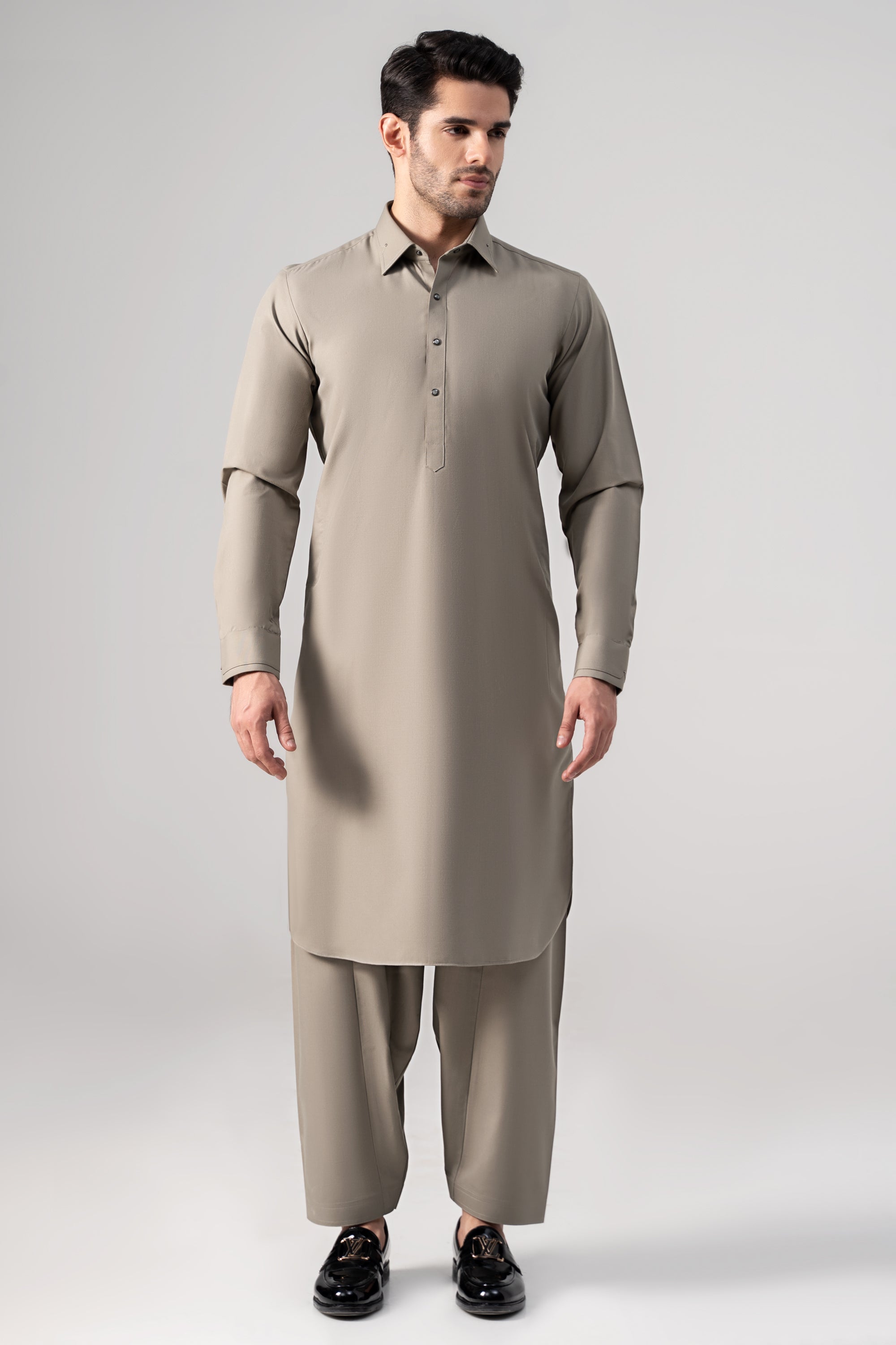 Wash & Wear Kameez Shalwar - SIGNATURE COLLECTION OIL