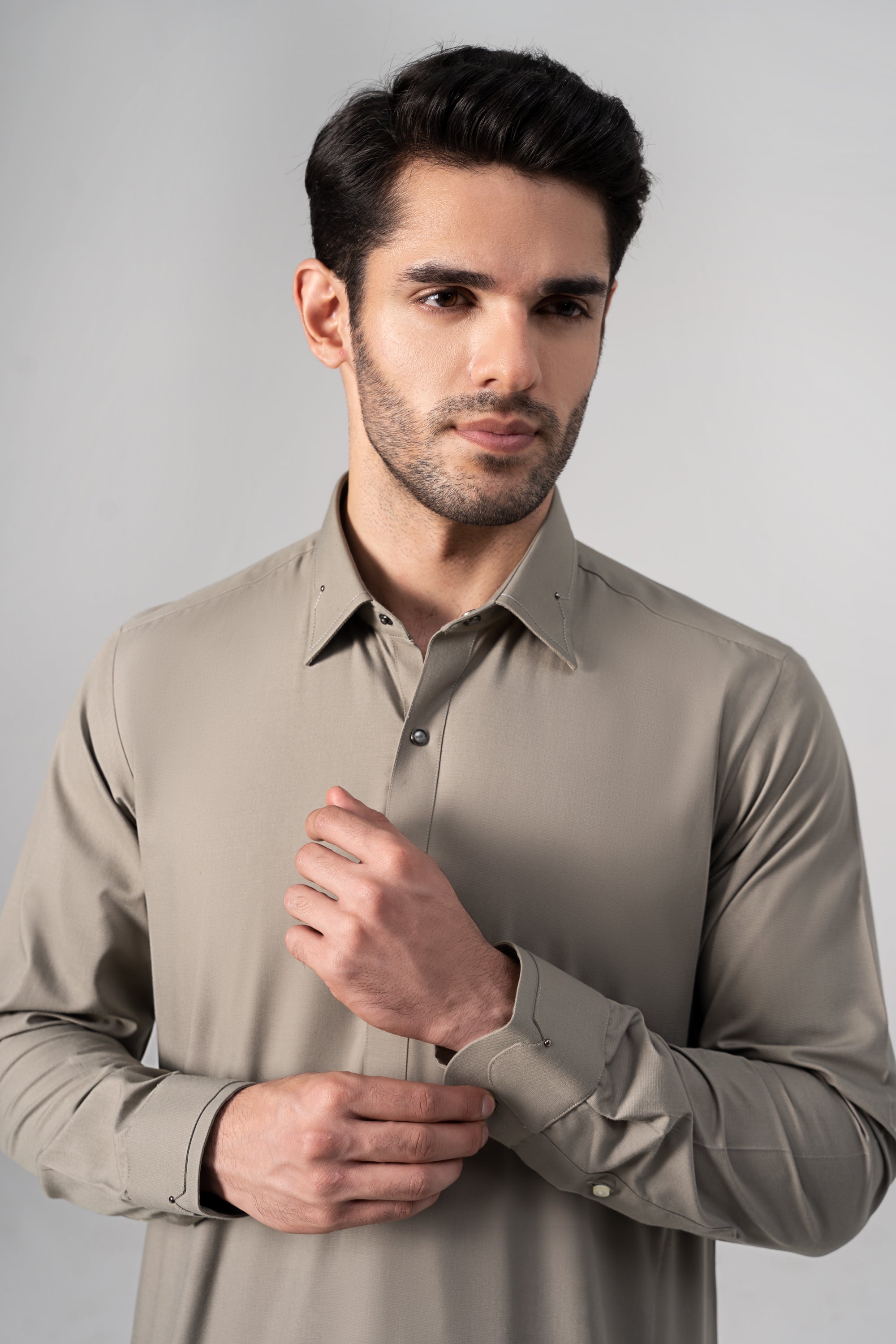 Wash & Wear Kameez Shalwar - SIGNATURE COLLECTION OIL