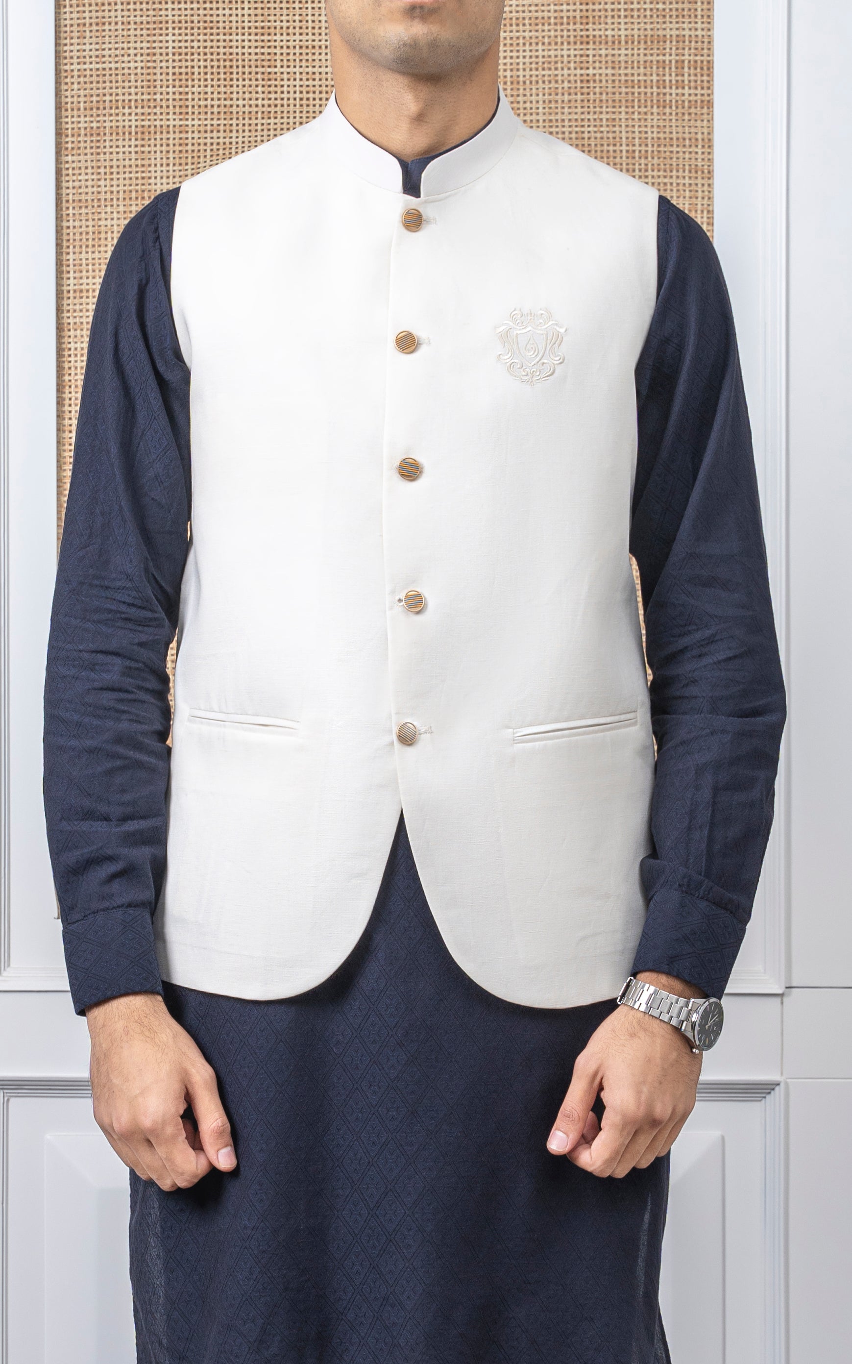 COTTON LINEN W/C -  SIGNATURE COLLECTION  OFF WHITE