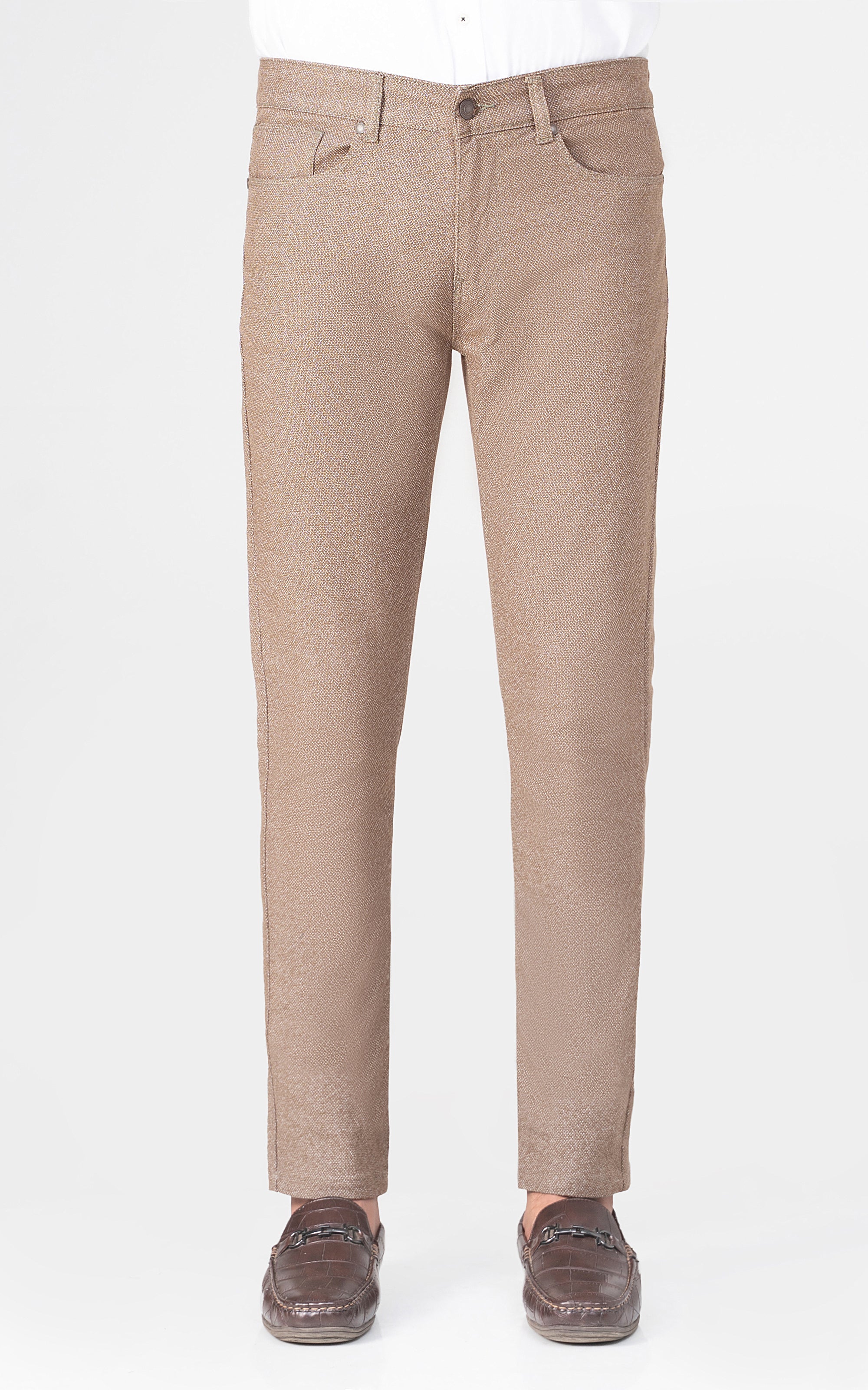 MELANGE 5-POCKET PANT LIGHT KHAKI