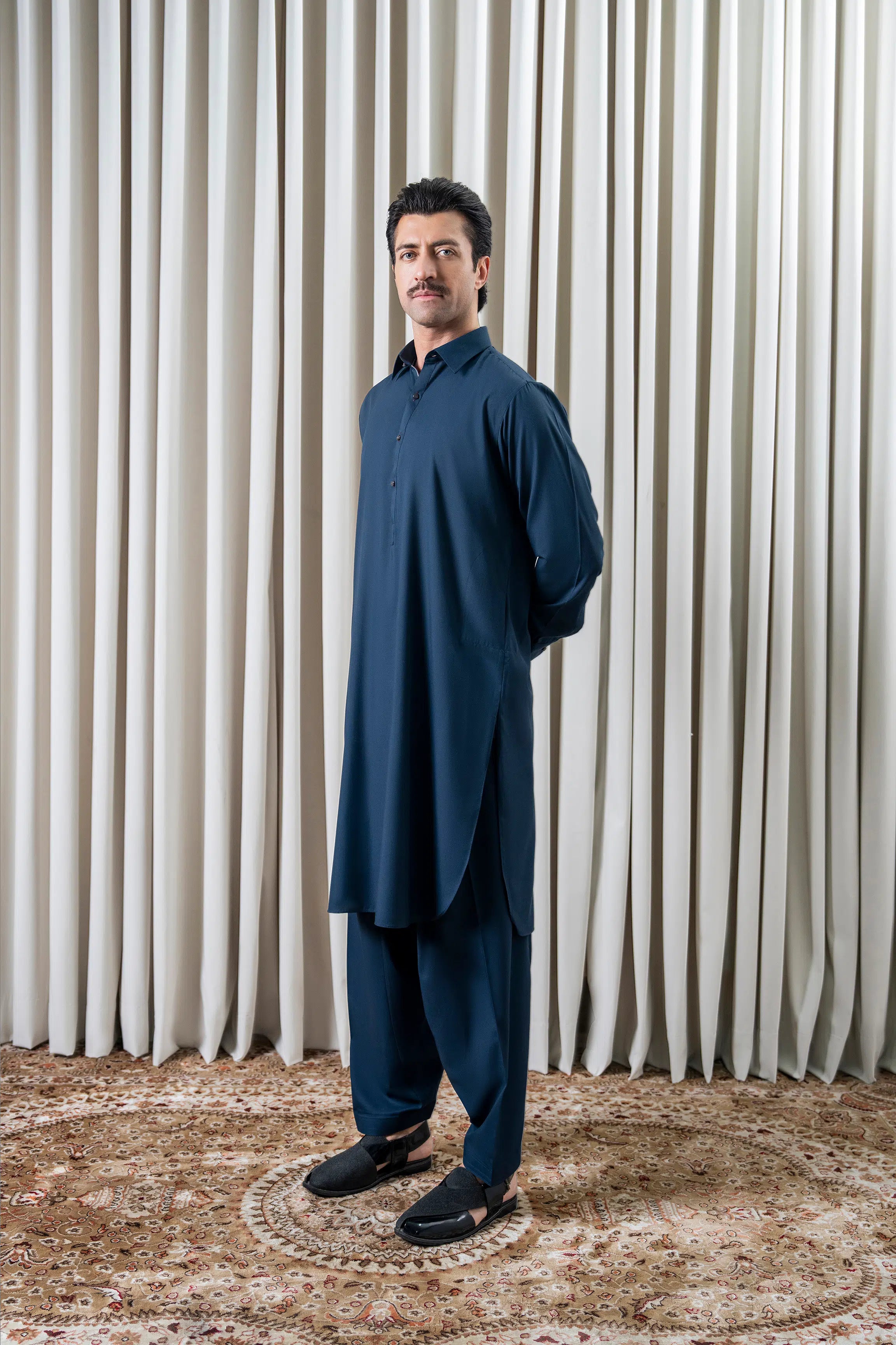 BLENDED KAMEEZ SHALWAR - SIGNATURE COLLECTION TEAL