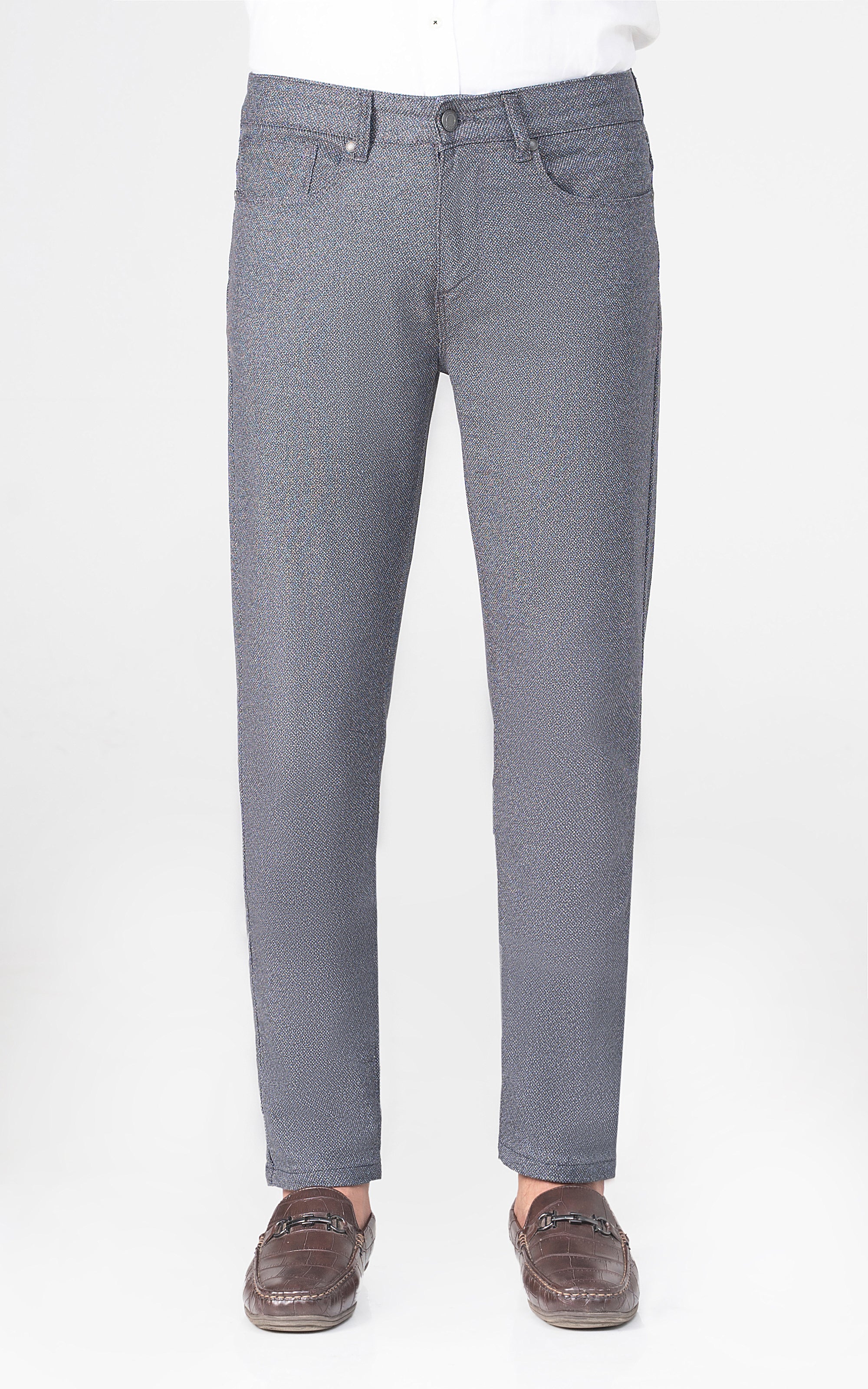 MELANGE 5-POCKET PANT CHARCOAL