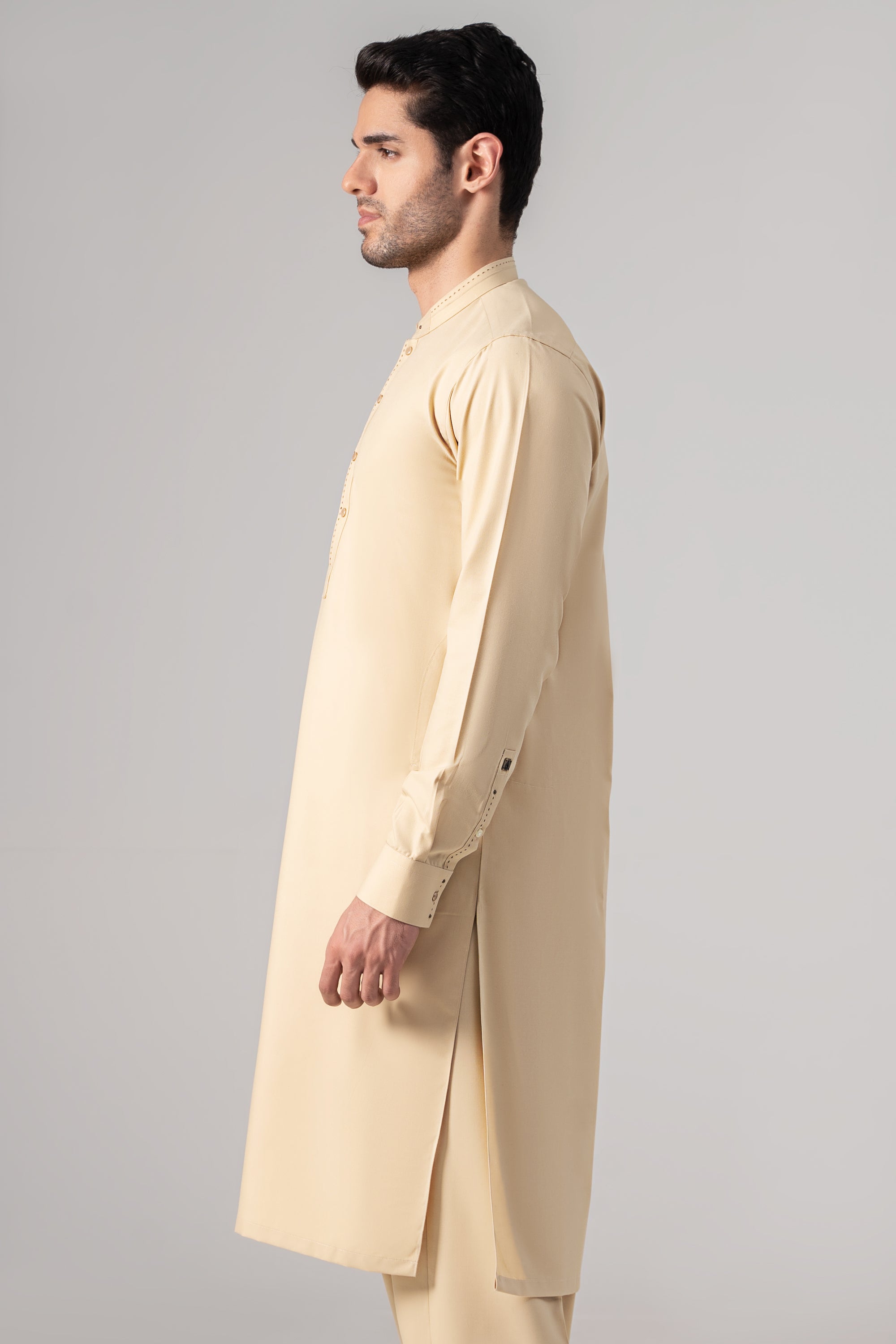 Wash & Wear Kameez Shalwar - SIGNATURE COLLECTION BEIGE