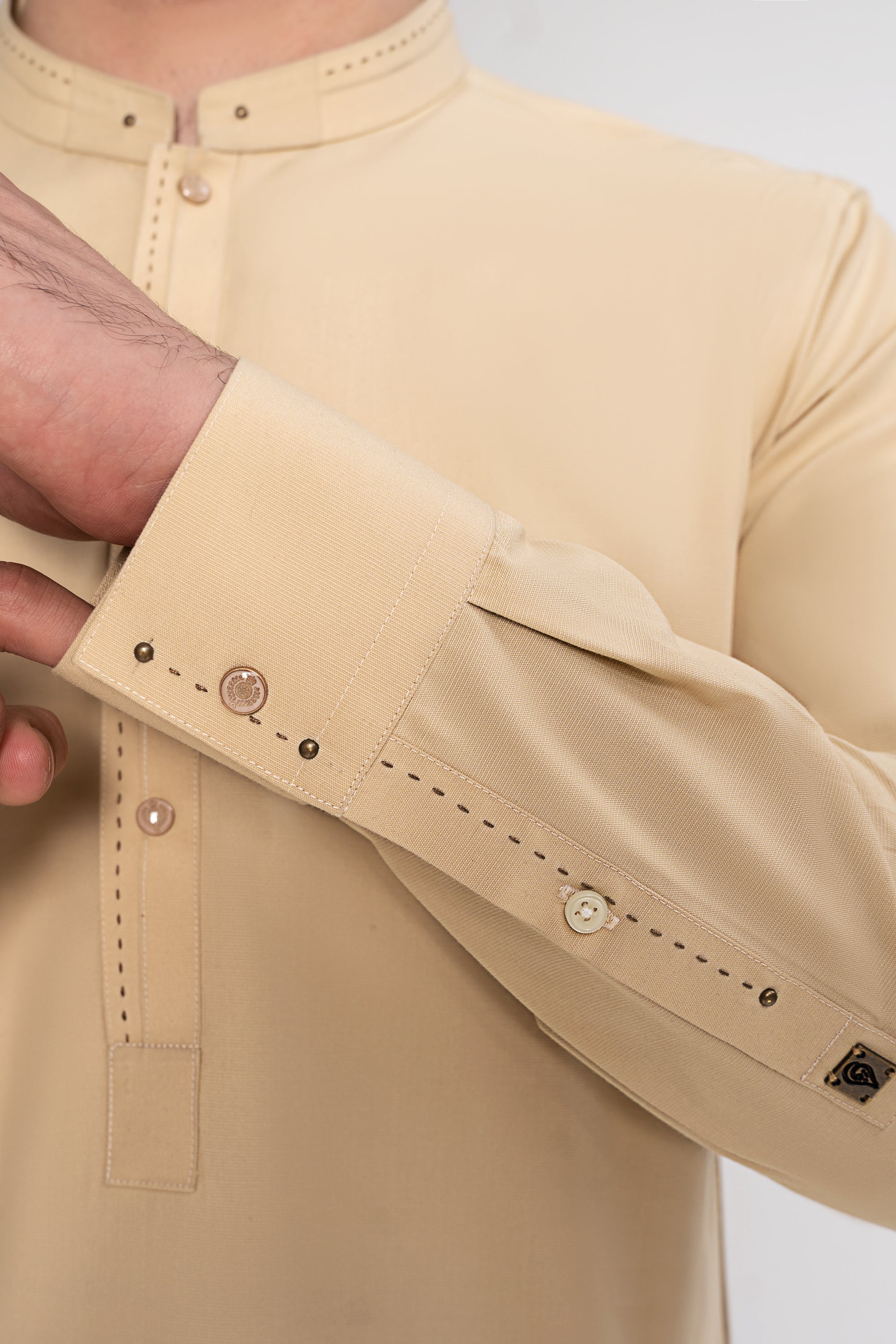 Wash & Wear Kameez Shalwar - SIGNATURE COLLECTION BEIGE