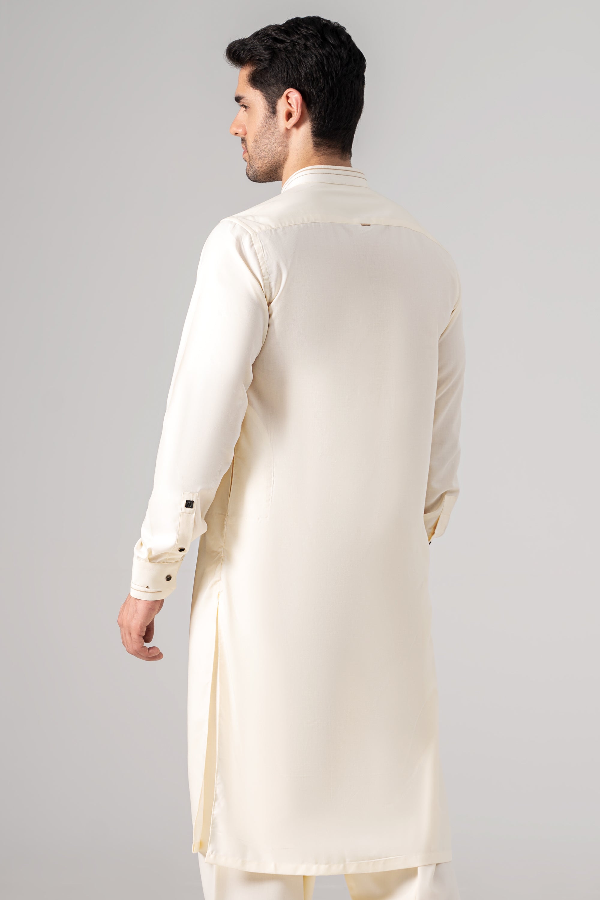 Wash & Wear Kameez Shalwar - PREMIUM COLLECTION CREAM