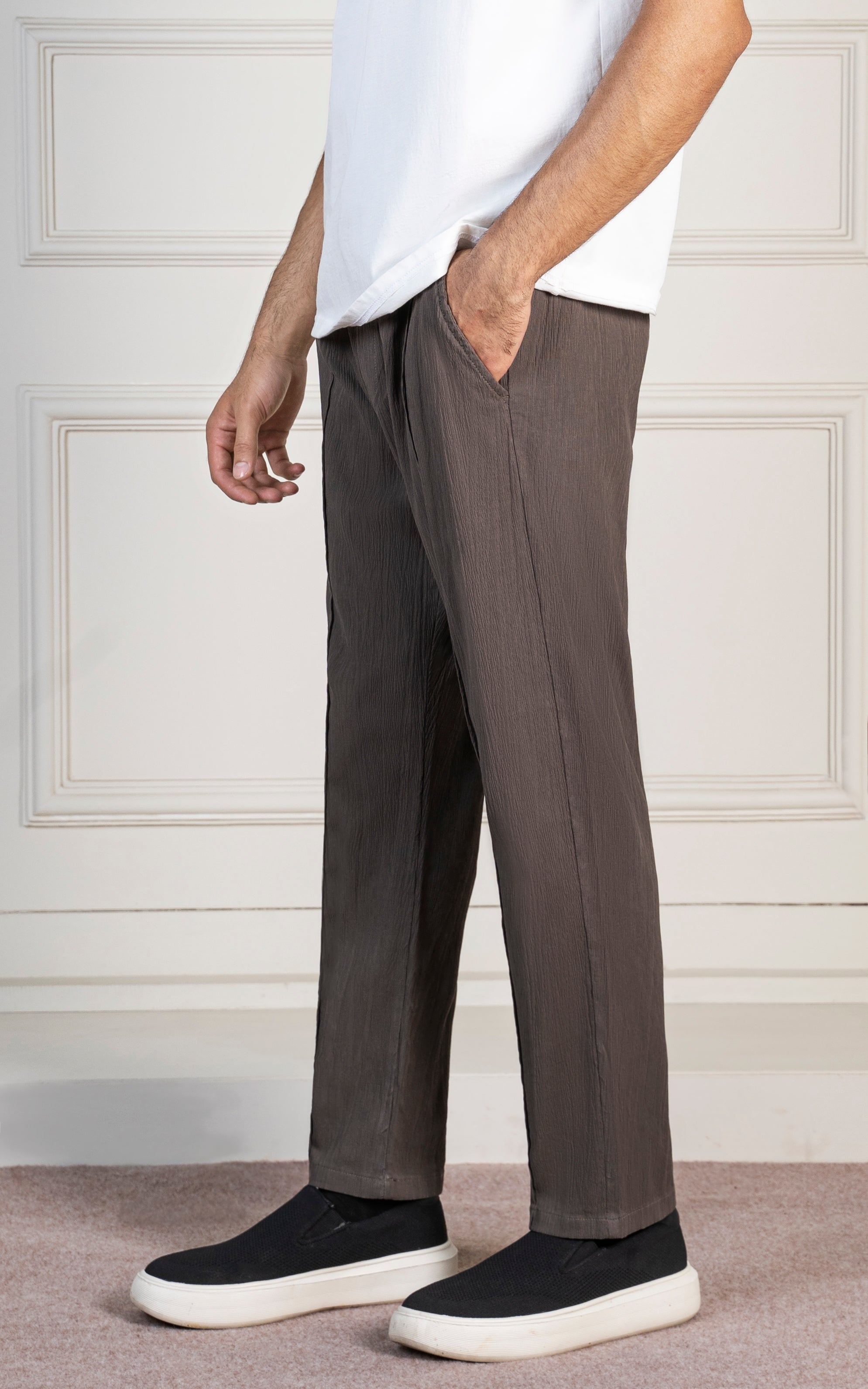 SMART FIT JOGGER TROUSER DARK OLIVE