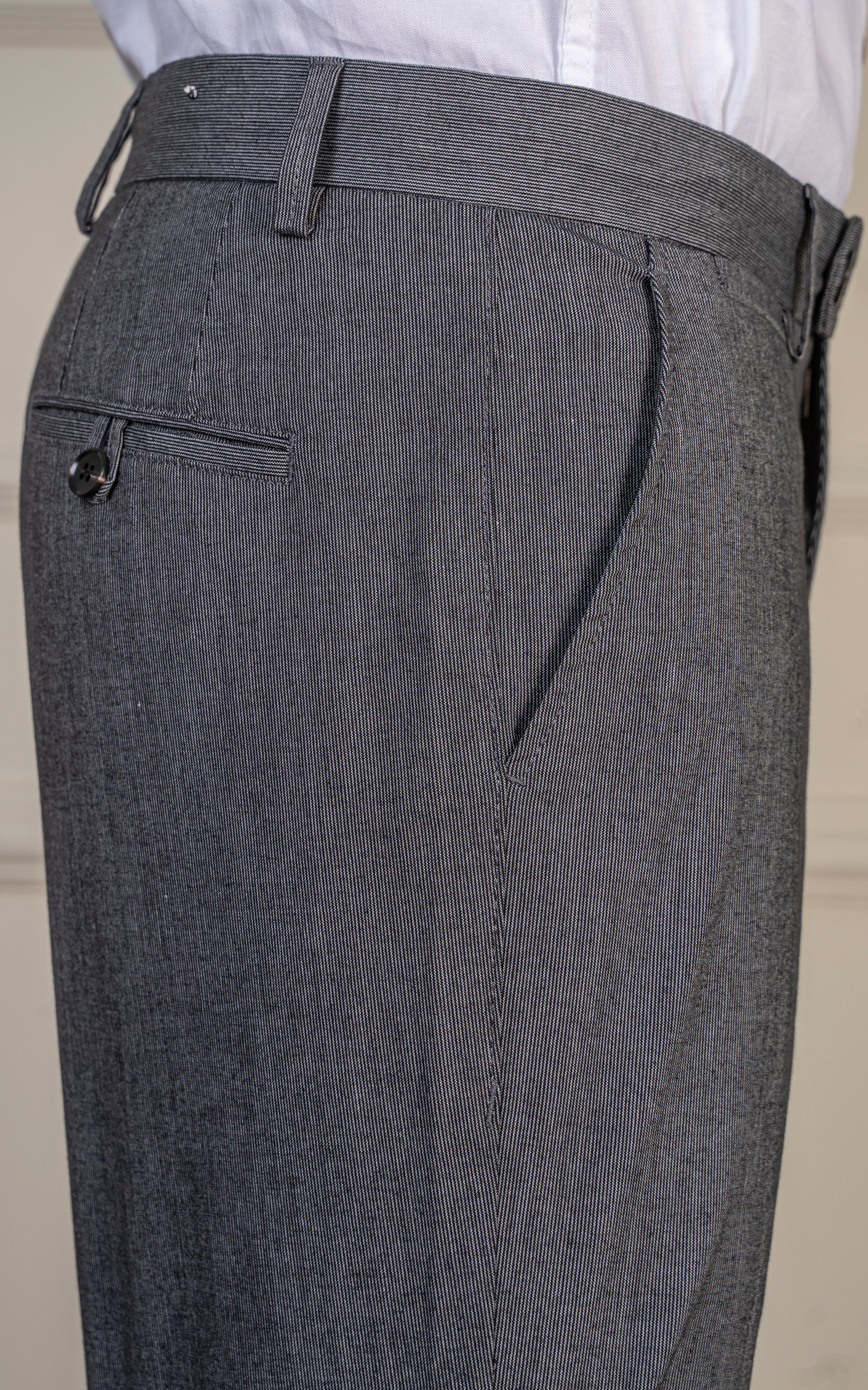 SMART FIT TEXTURED PANT DARK GREY