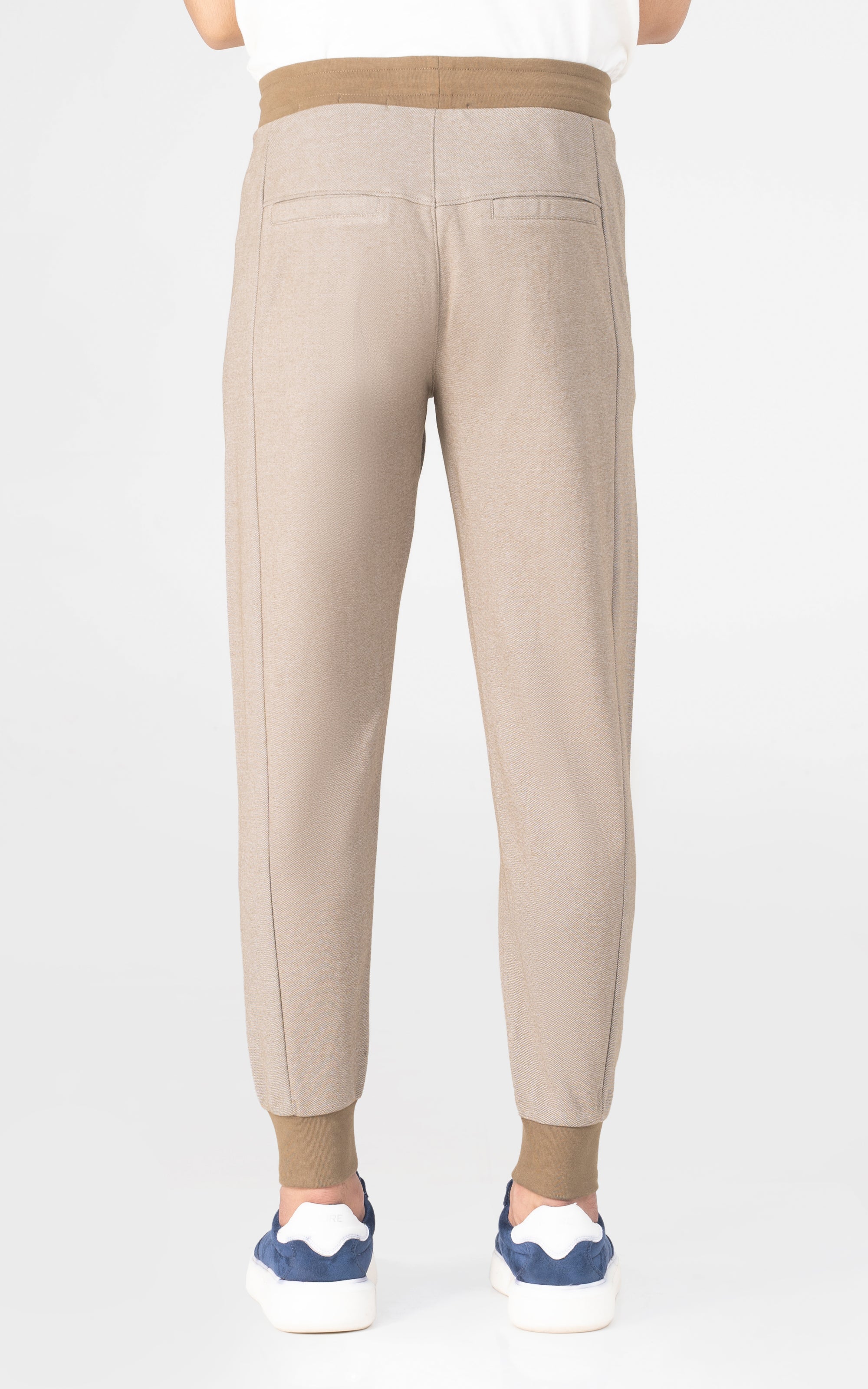 INTERLOCK JOGGER TROUSER KHAKI MELANGE