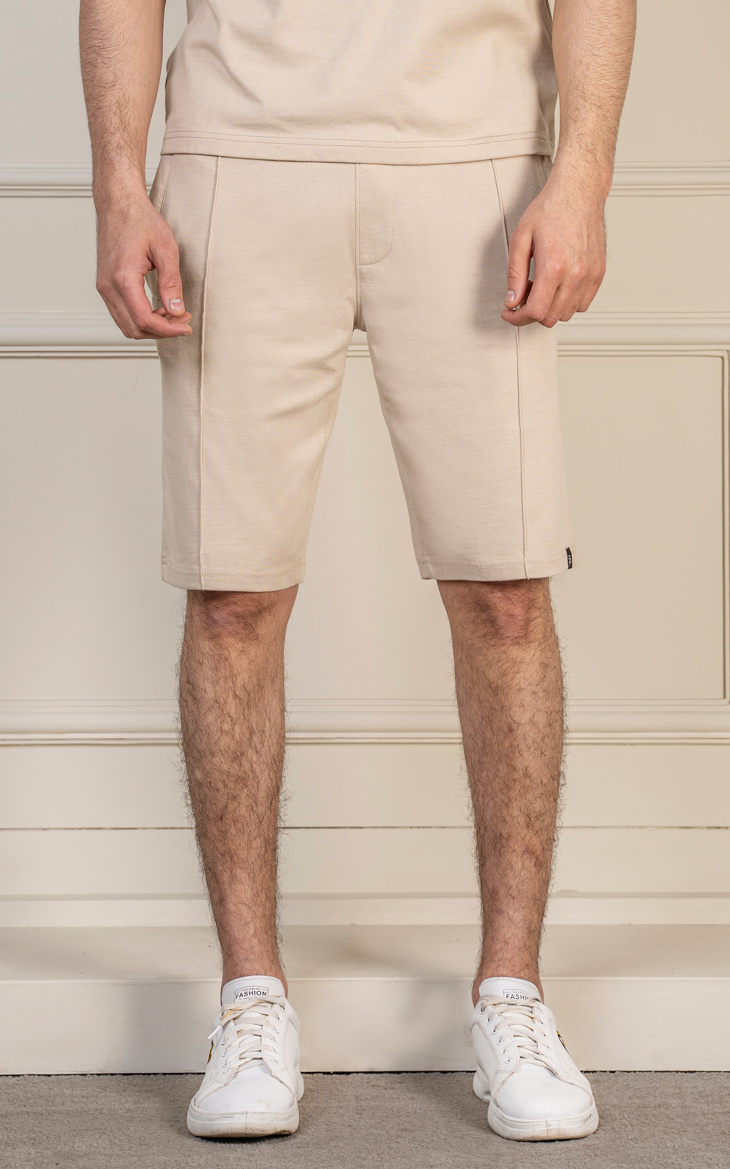 JERSEY SHORT BEIGE