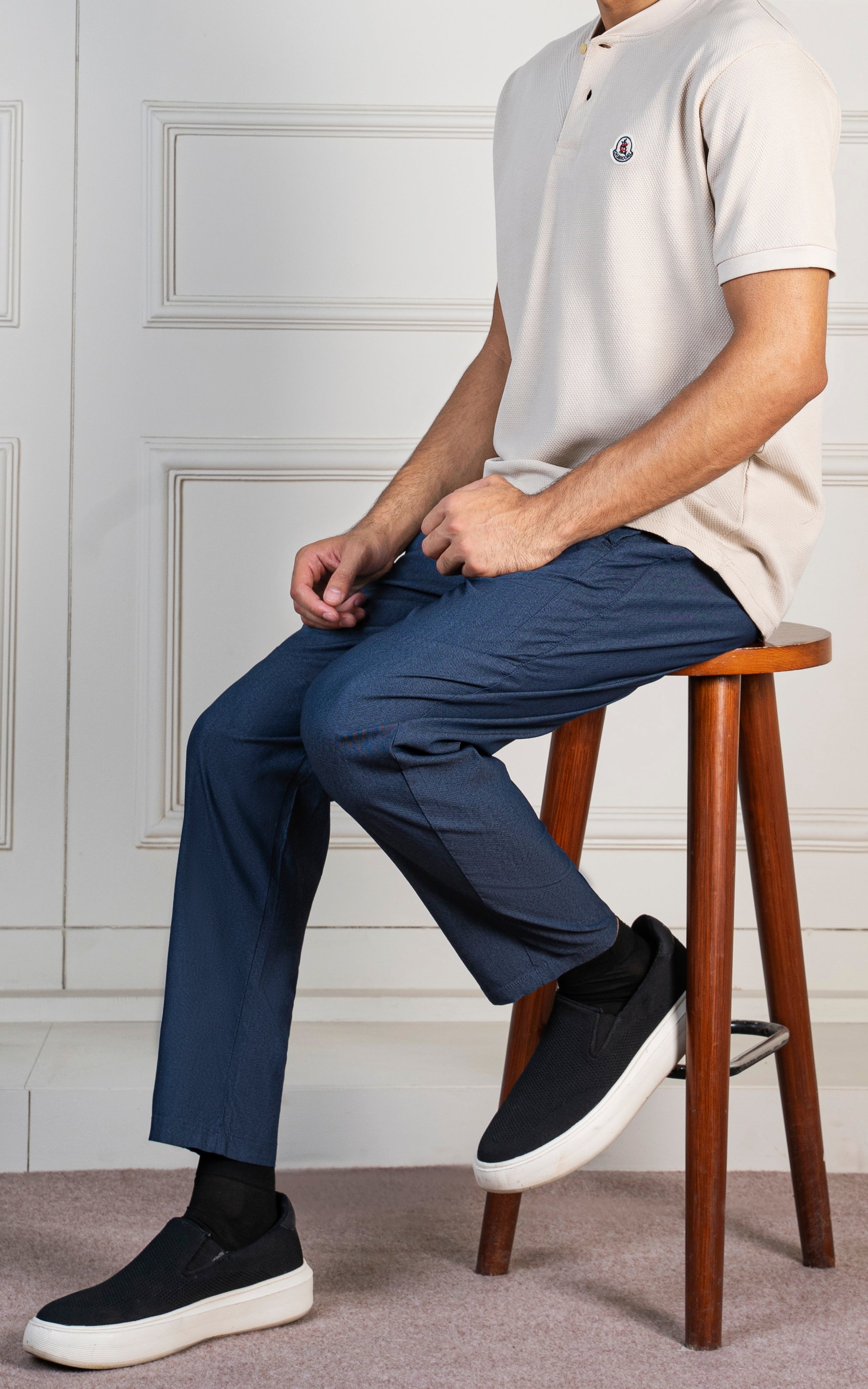 SMART FIT JOGGER TROUSER NAVY