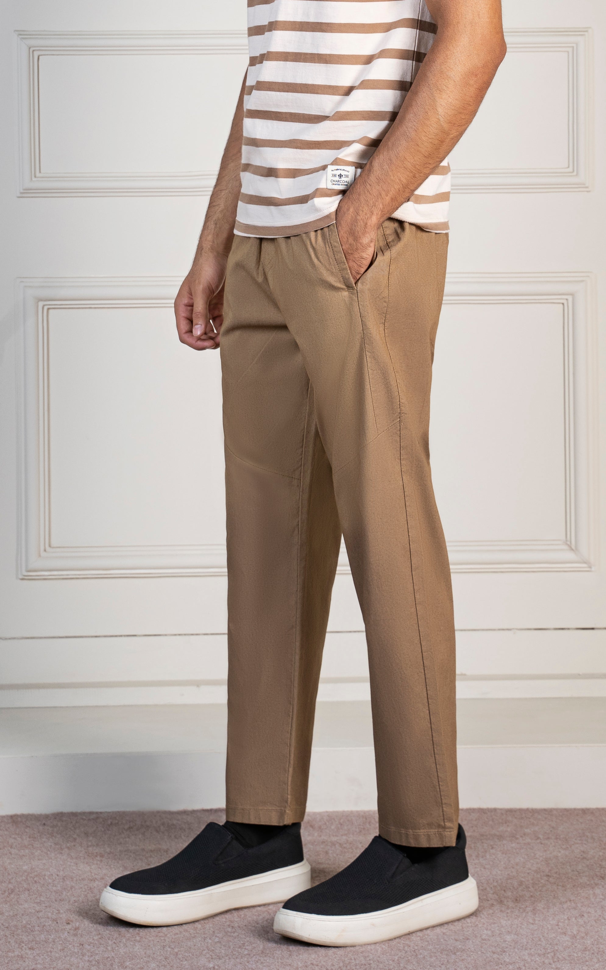SMART FIT JOGGER TROUSER KHAKI