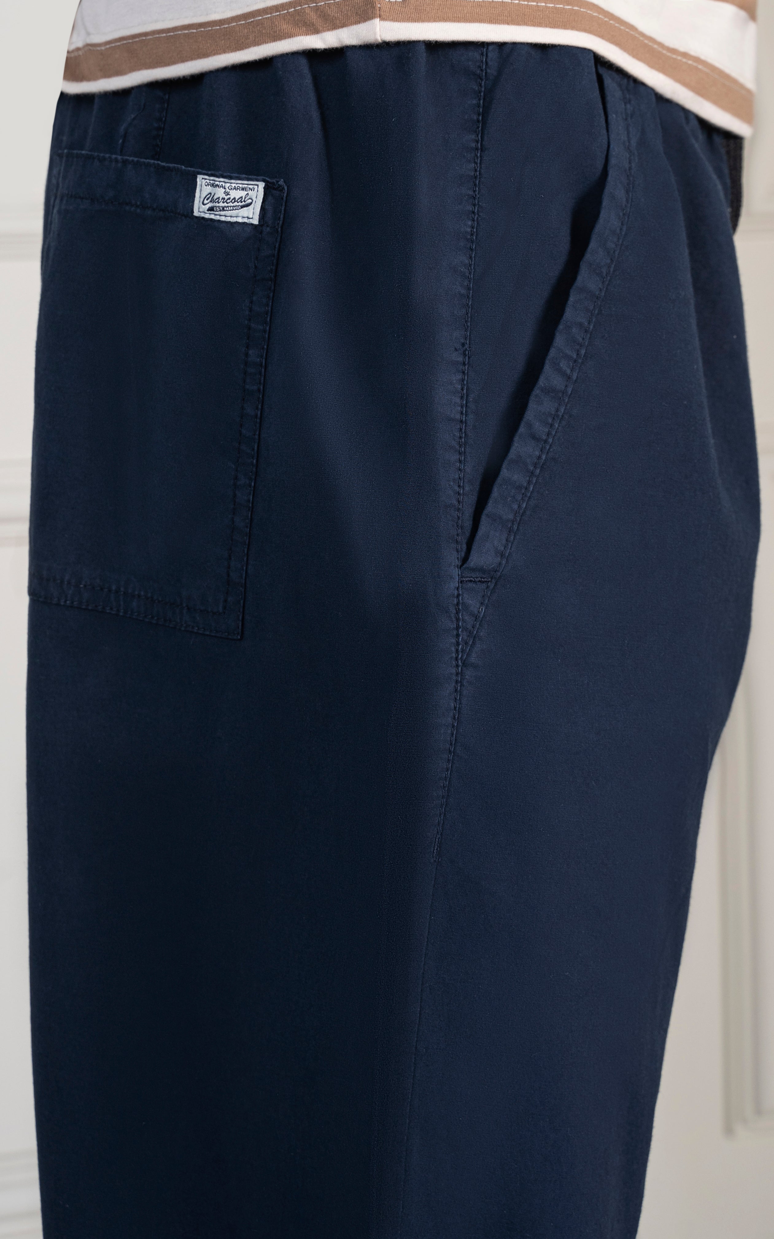 STRAIGHT FIT JOGGER TROUSER NAVY