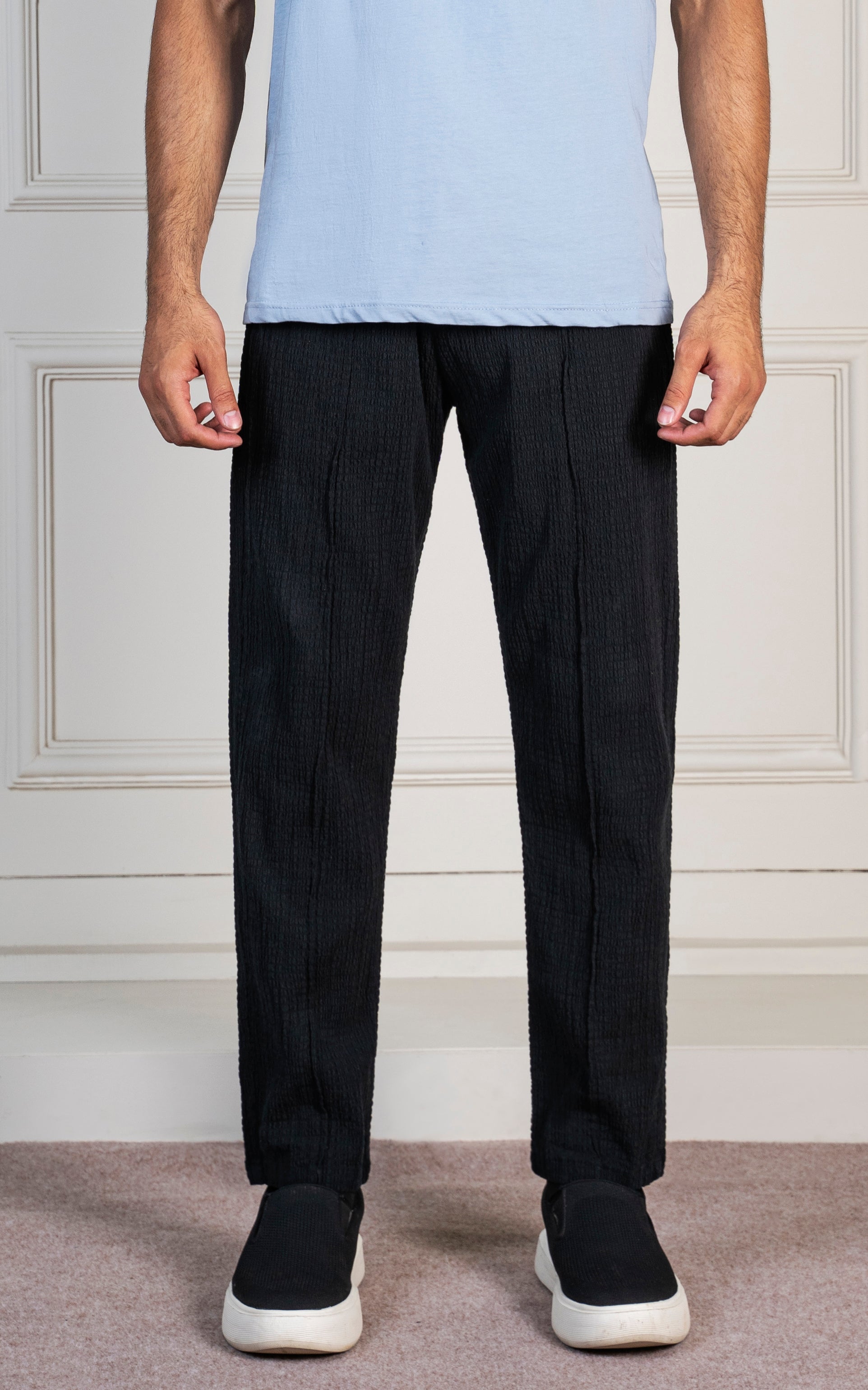 SMART FIT JOGGER TROUSER BLACK