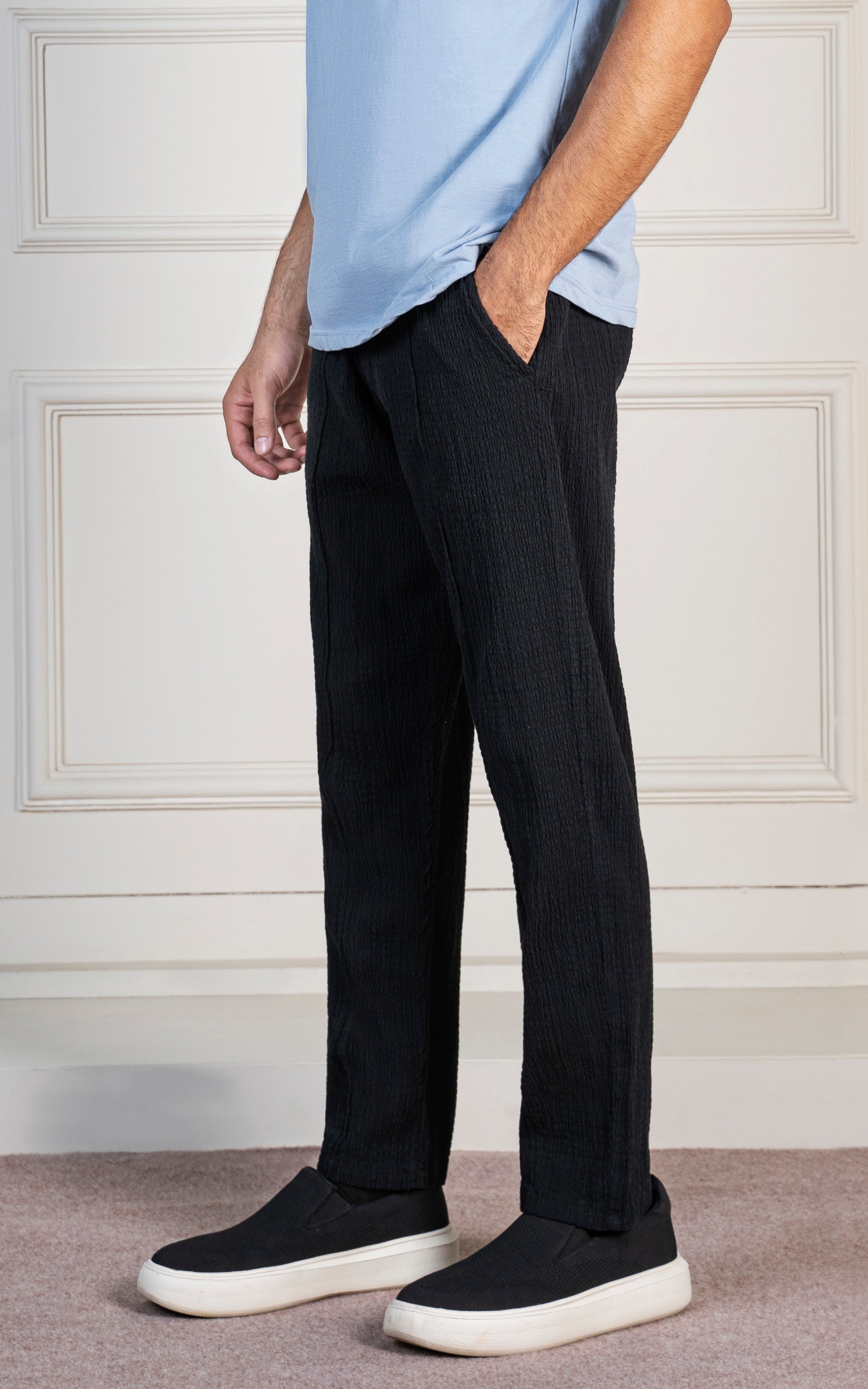 SMART FIT JOGGER TROUSER BLACK