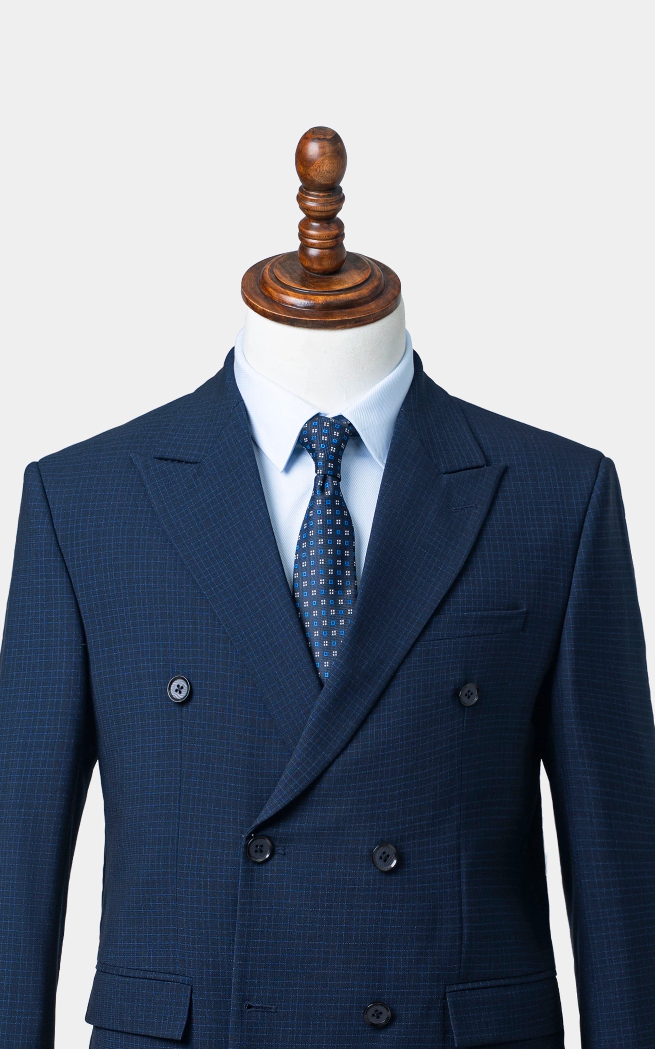 Two-Piece Double Breasted Suit Navy