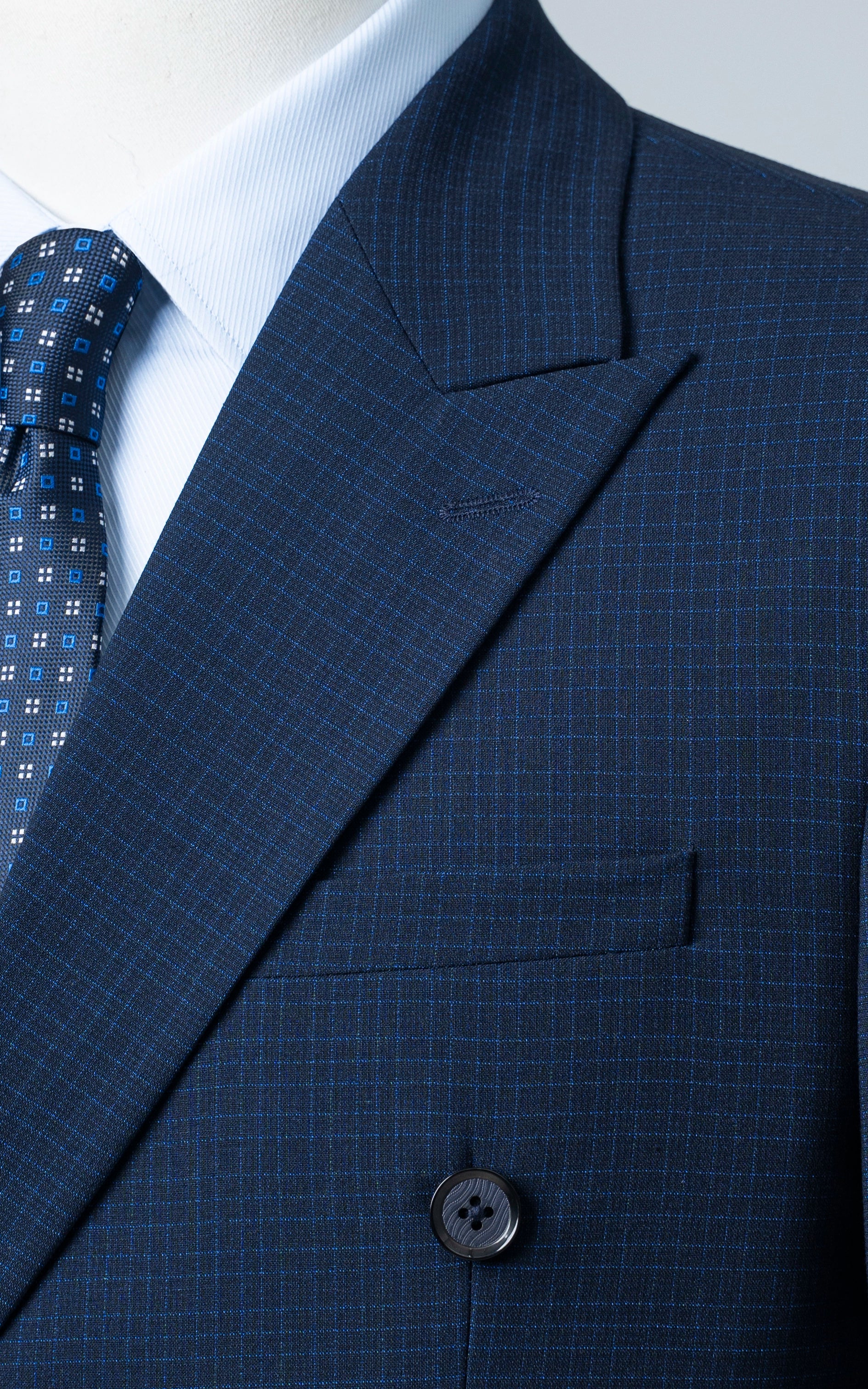 Two-Piece Double Breasted Suit Navy