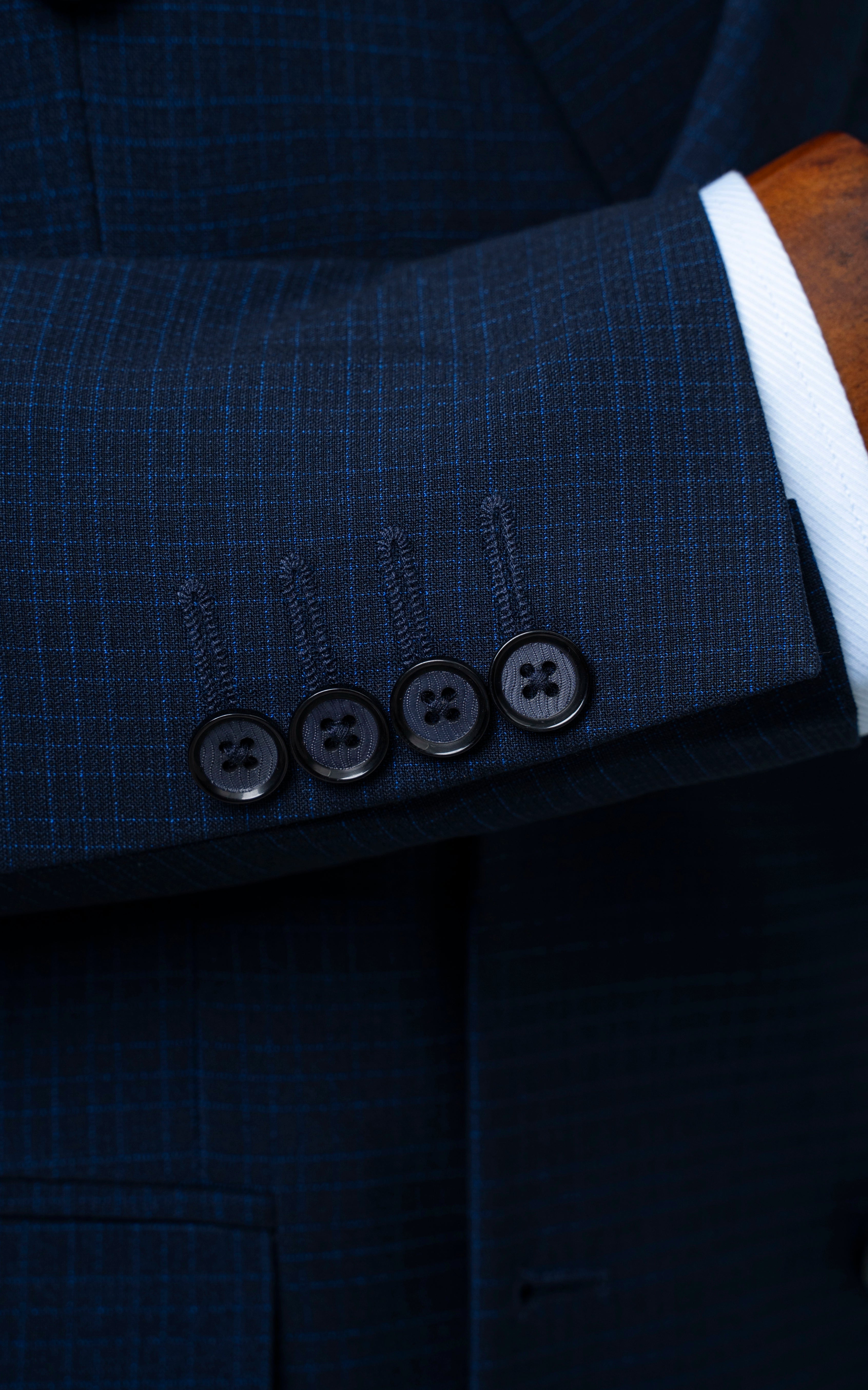 Two-Piece Double Breasted Suit Navy
