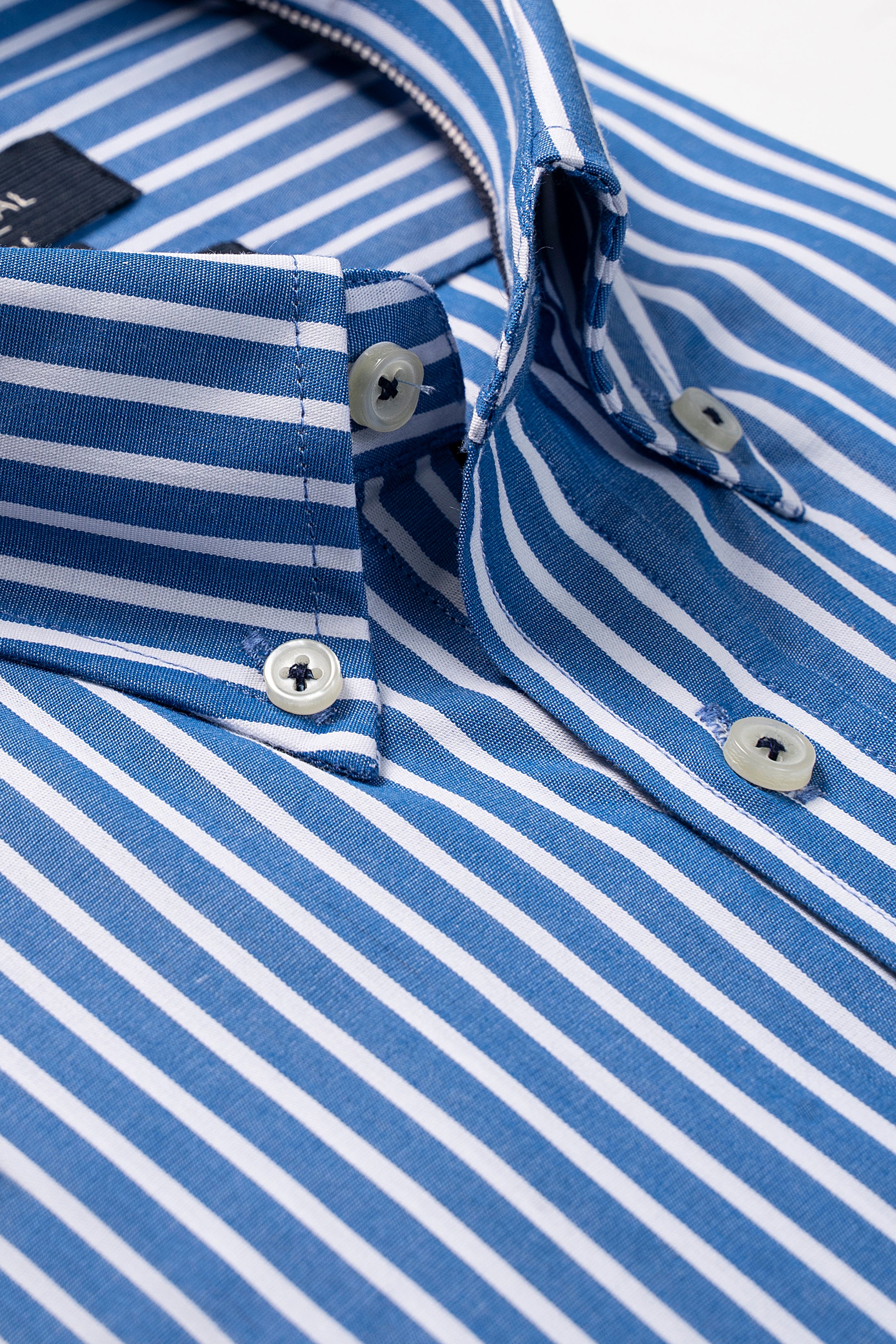 SEMI FORMAL SHIRT BLUE STRIPER