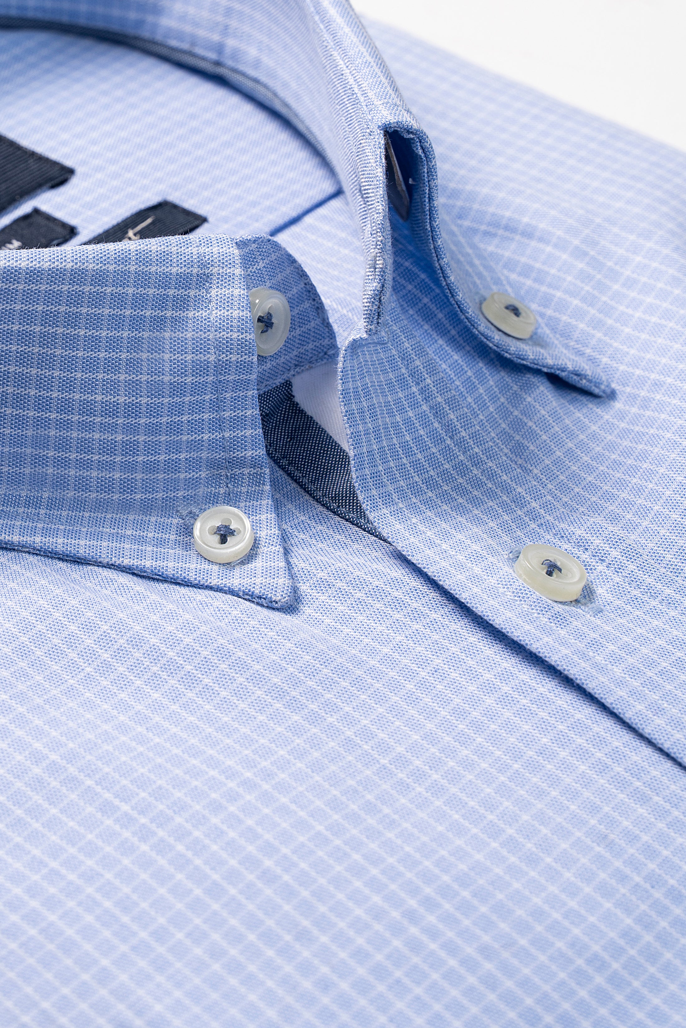 SEMI FORMAL SHIRT SKY BLUE CHECK