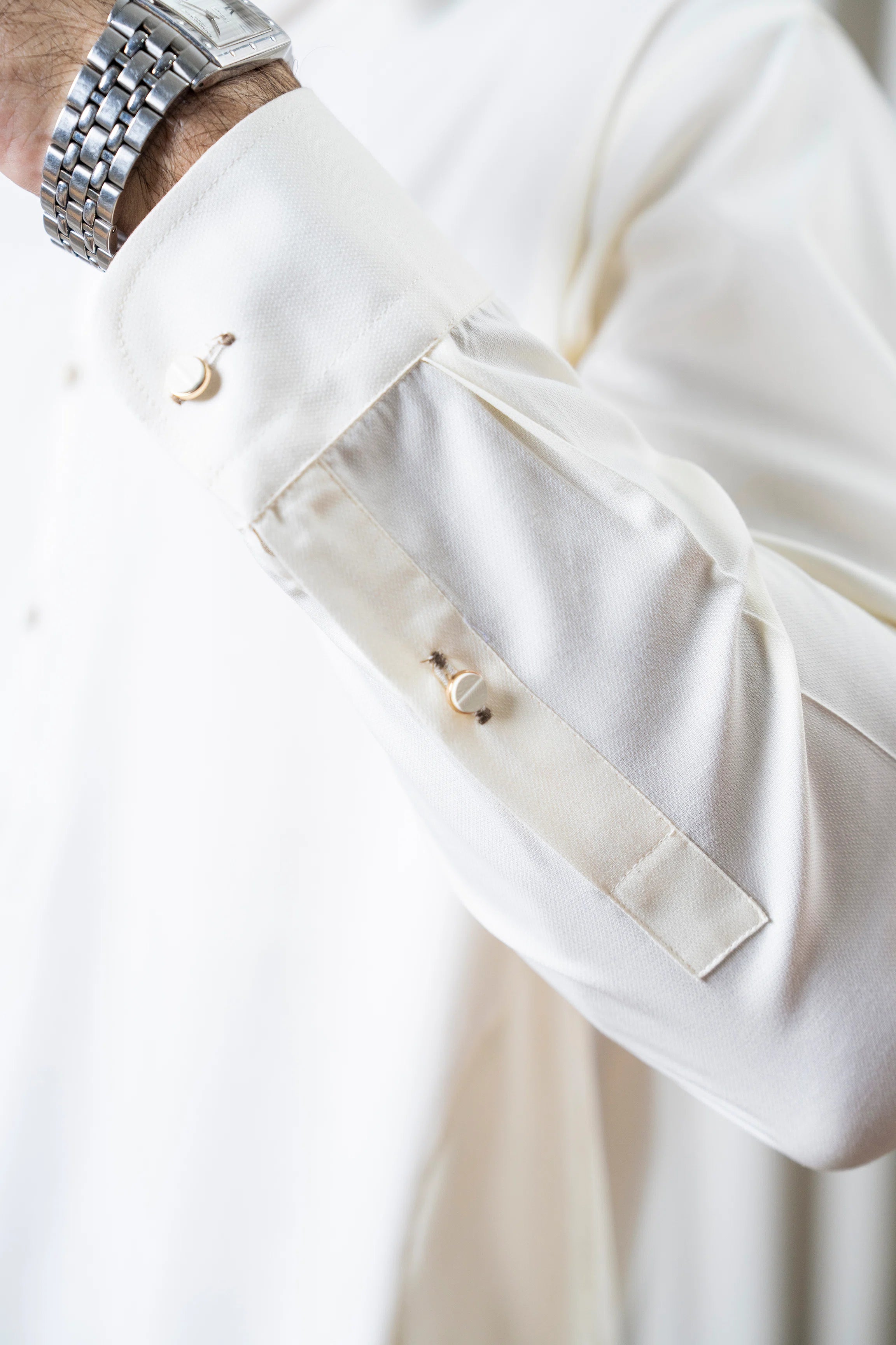 BLENDED KAMEEZ SHALWAR - SIGNATURE COLLECTION OFF WHITE