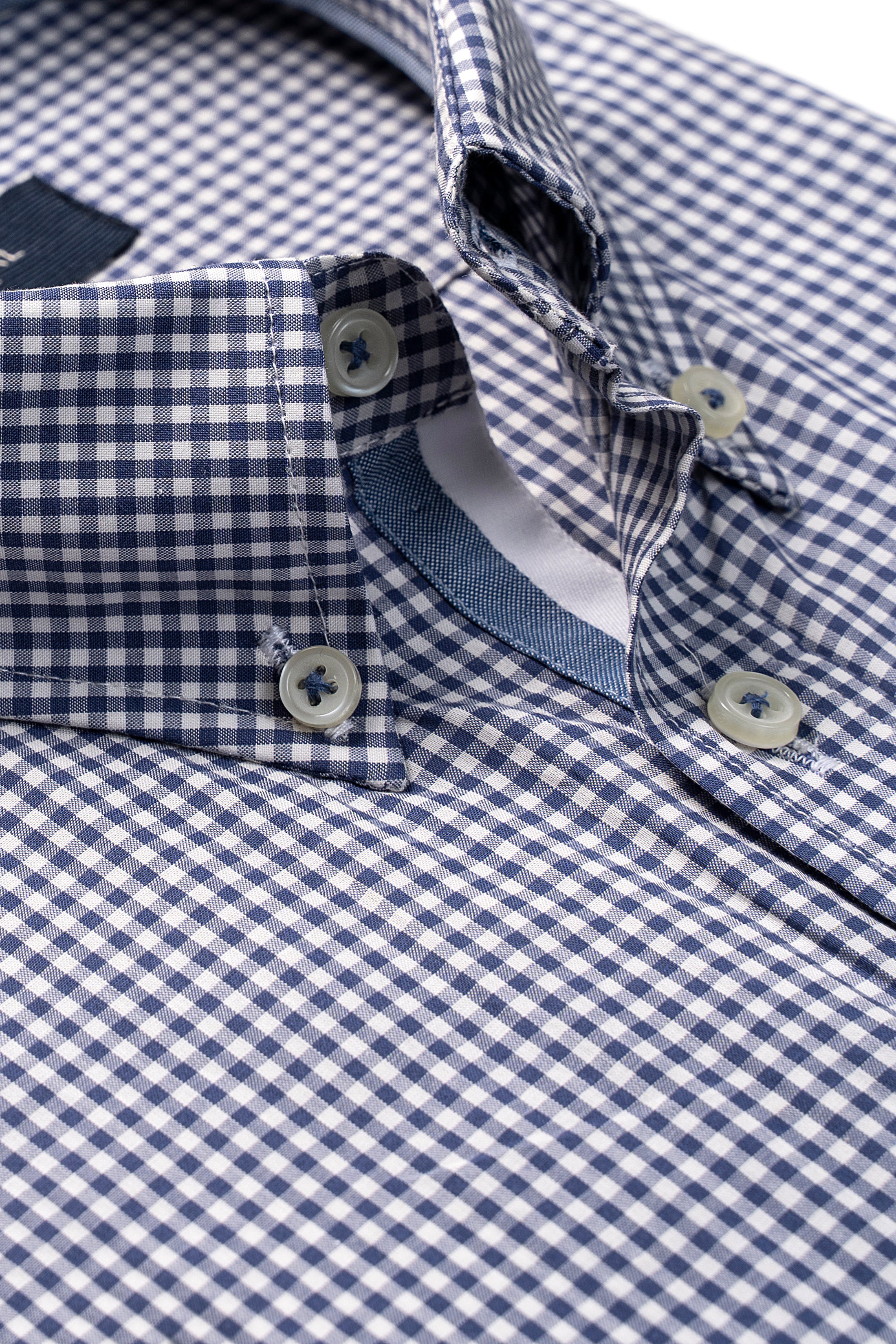 SEMI FORMAL SHIRT BLUE WHITE CHECK