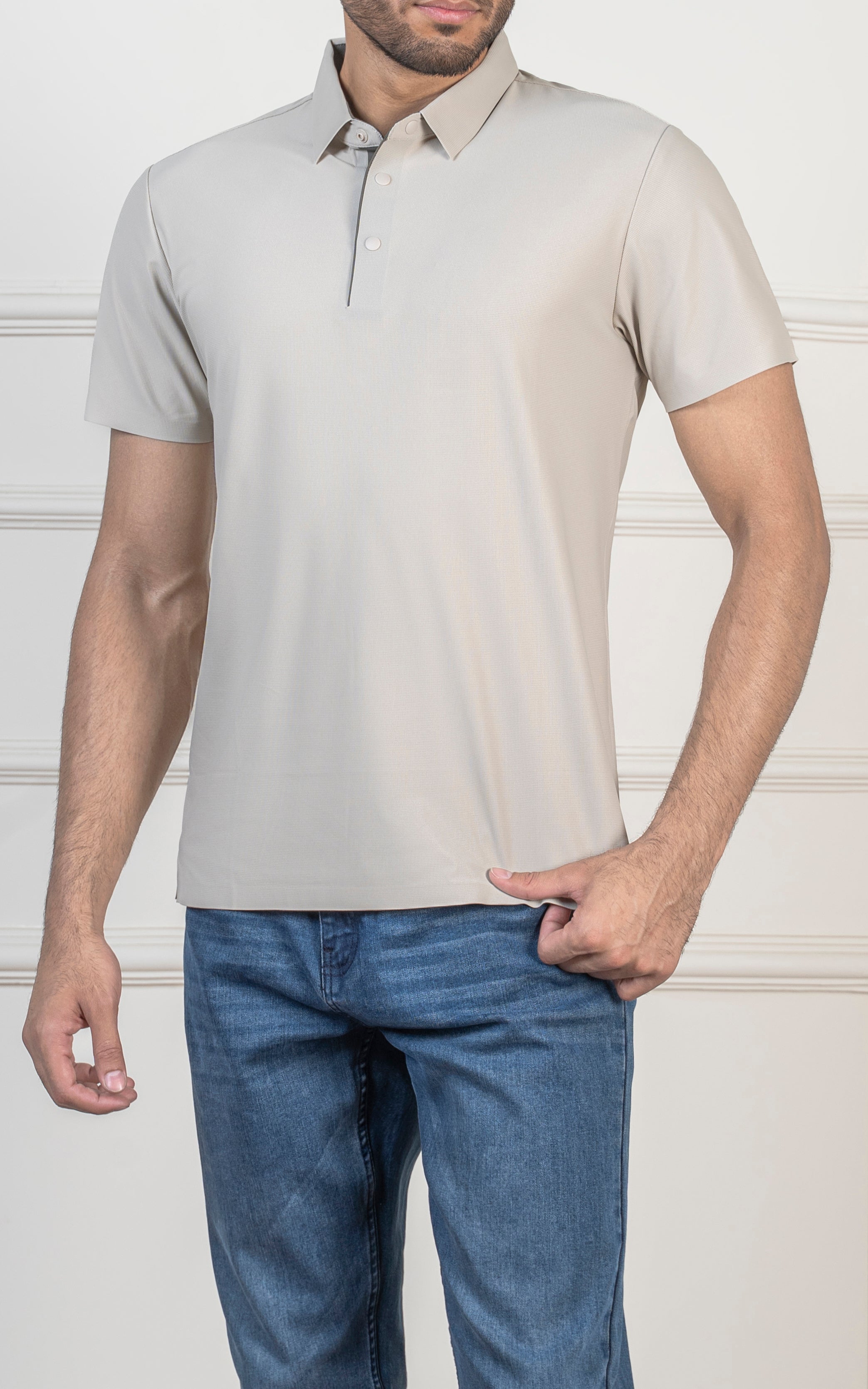 PLAIN EXECUTIVE POLO SHIRT KHAKI