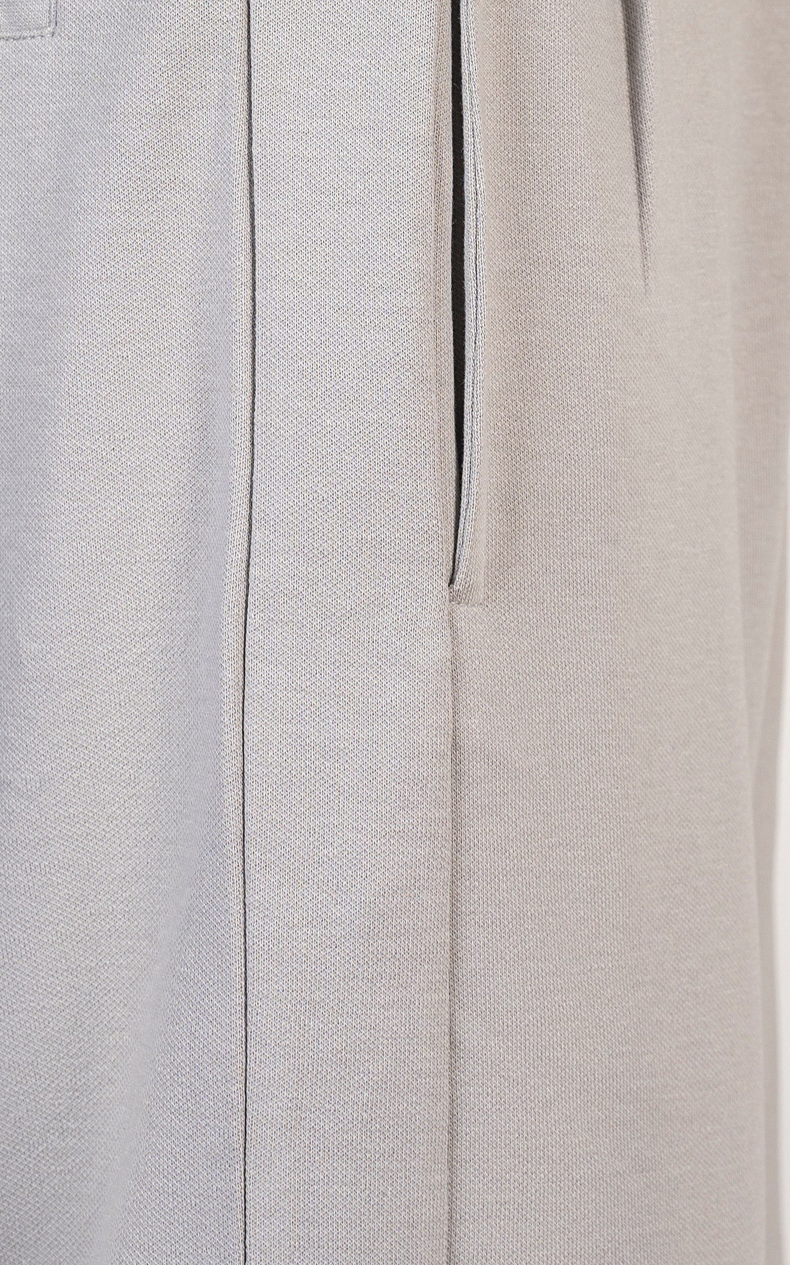 REGULAR FIT INTERLOCK SHORT MOUSE GREY