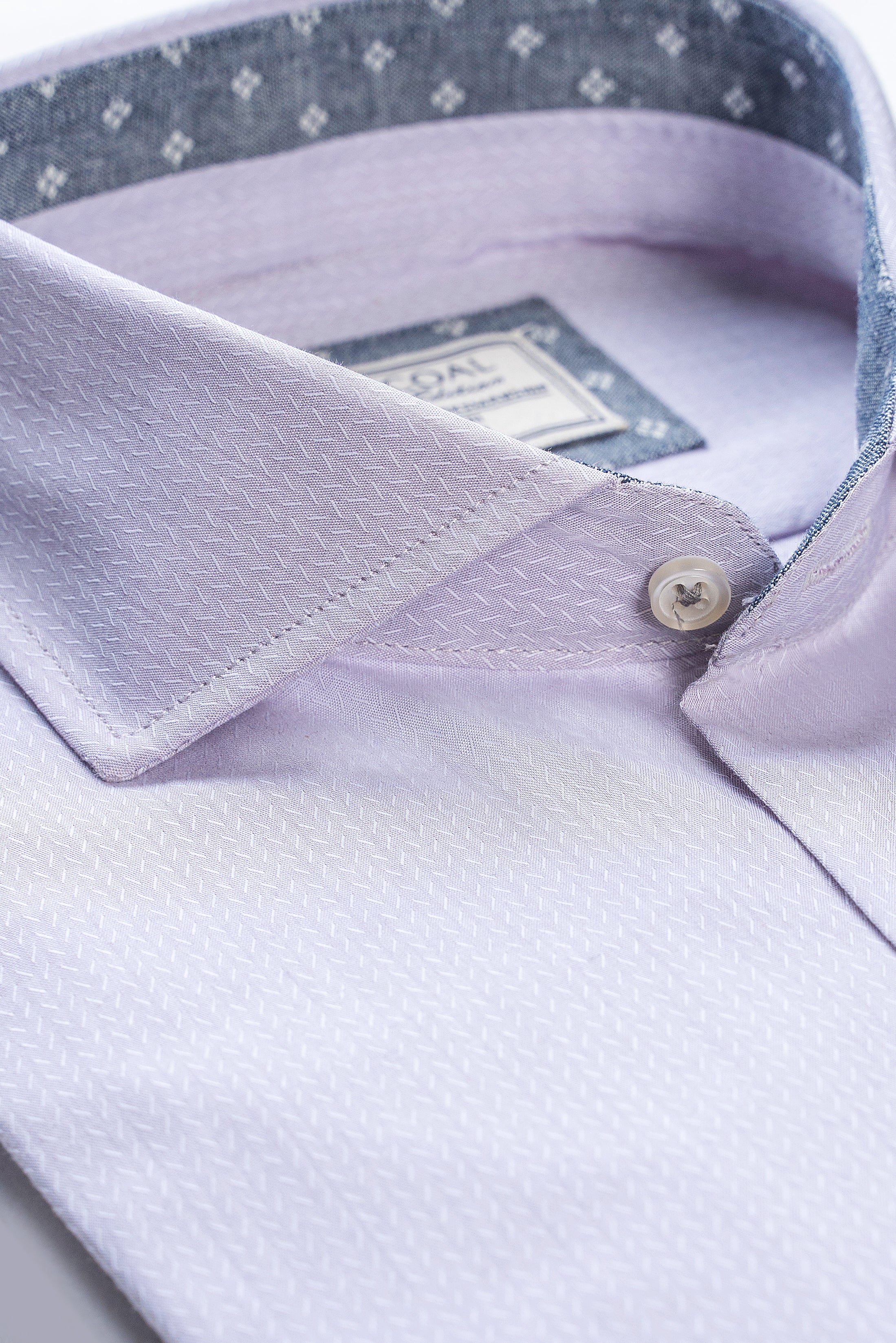 FRENCH COLLAR SHIRT LIGHT PURPLE