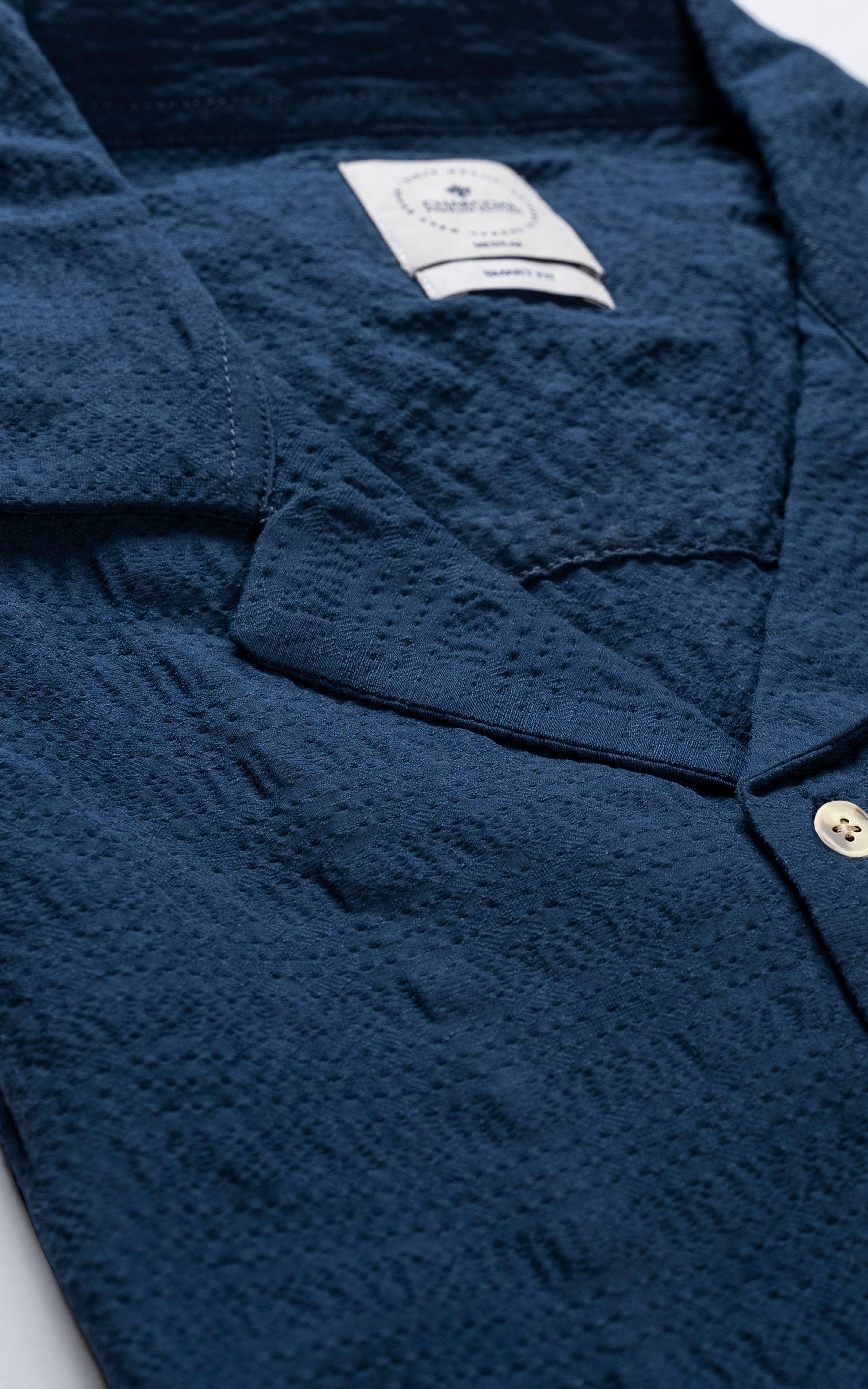 CUBAN RELAXED SHIRT BLUE