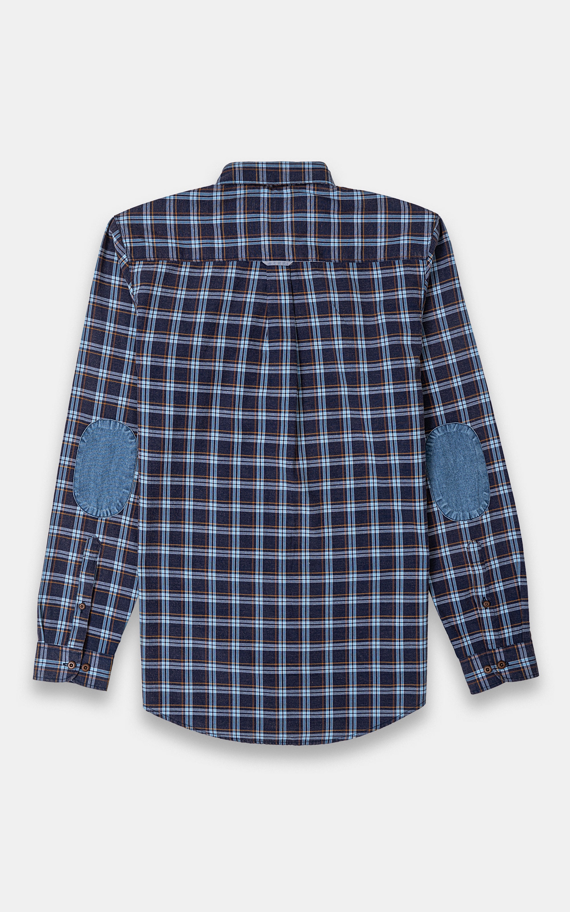 CASUAL SHIRT NAVY SKY CHECK
