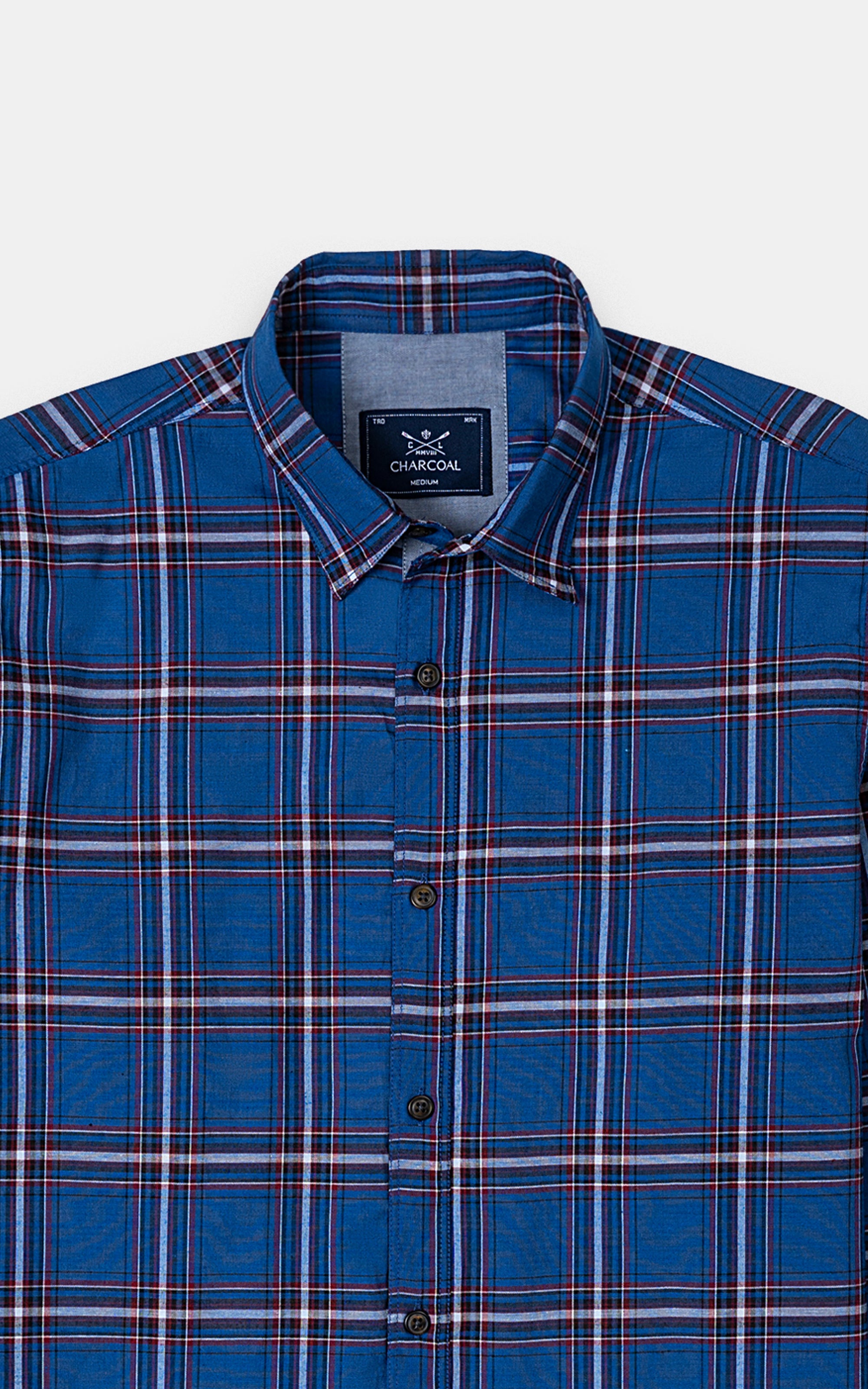 CASUAL SHIRT BLUE CHECK