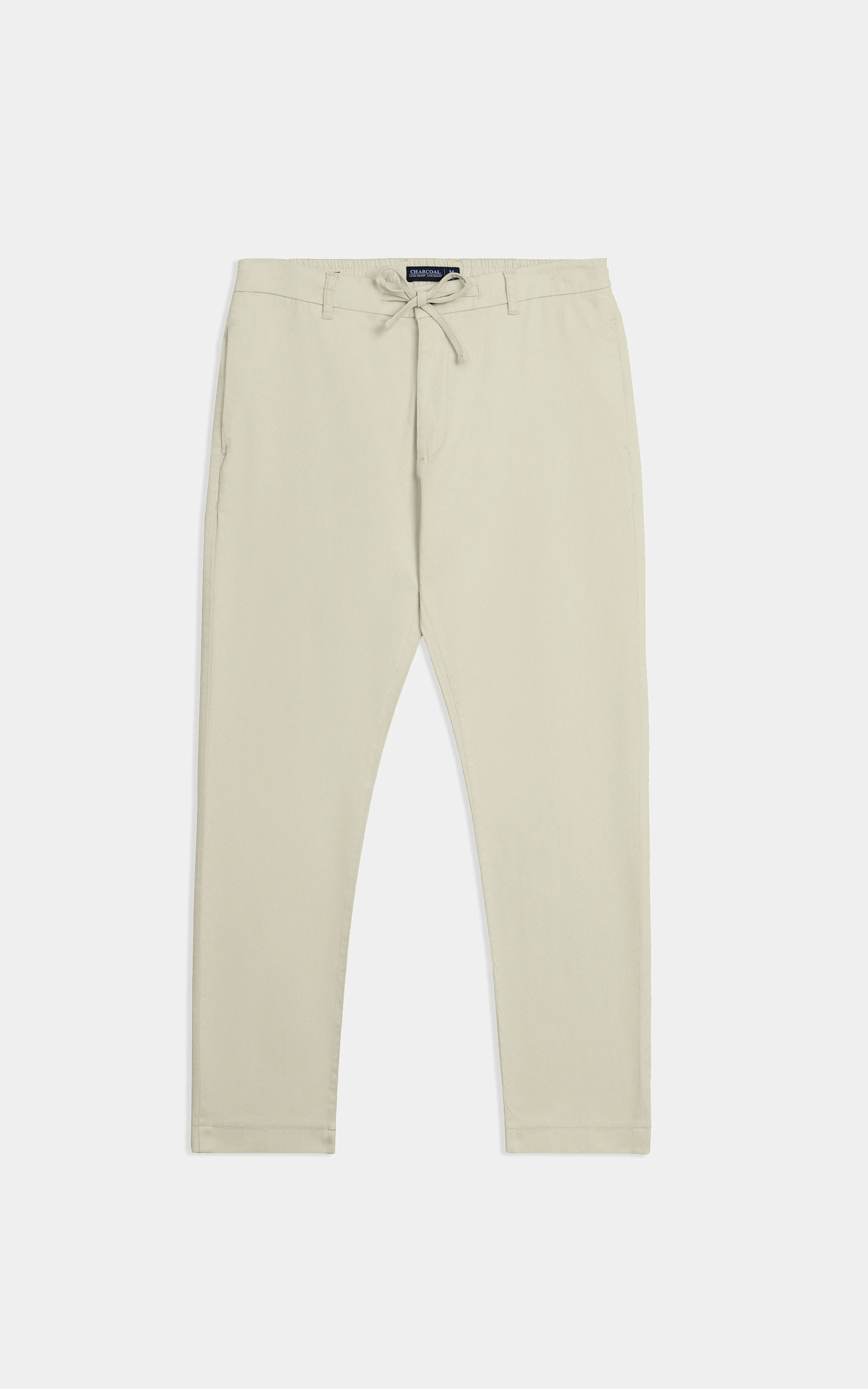 STRAIGHT FIT CASUAL TROUSER LIGHT KHAKI