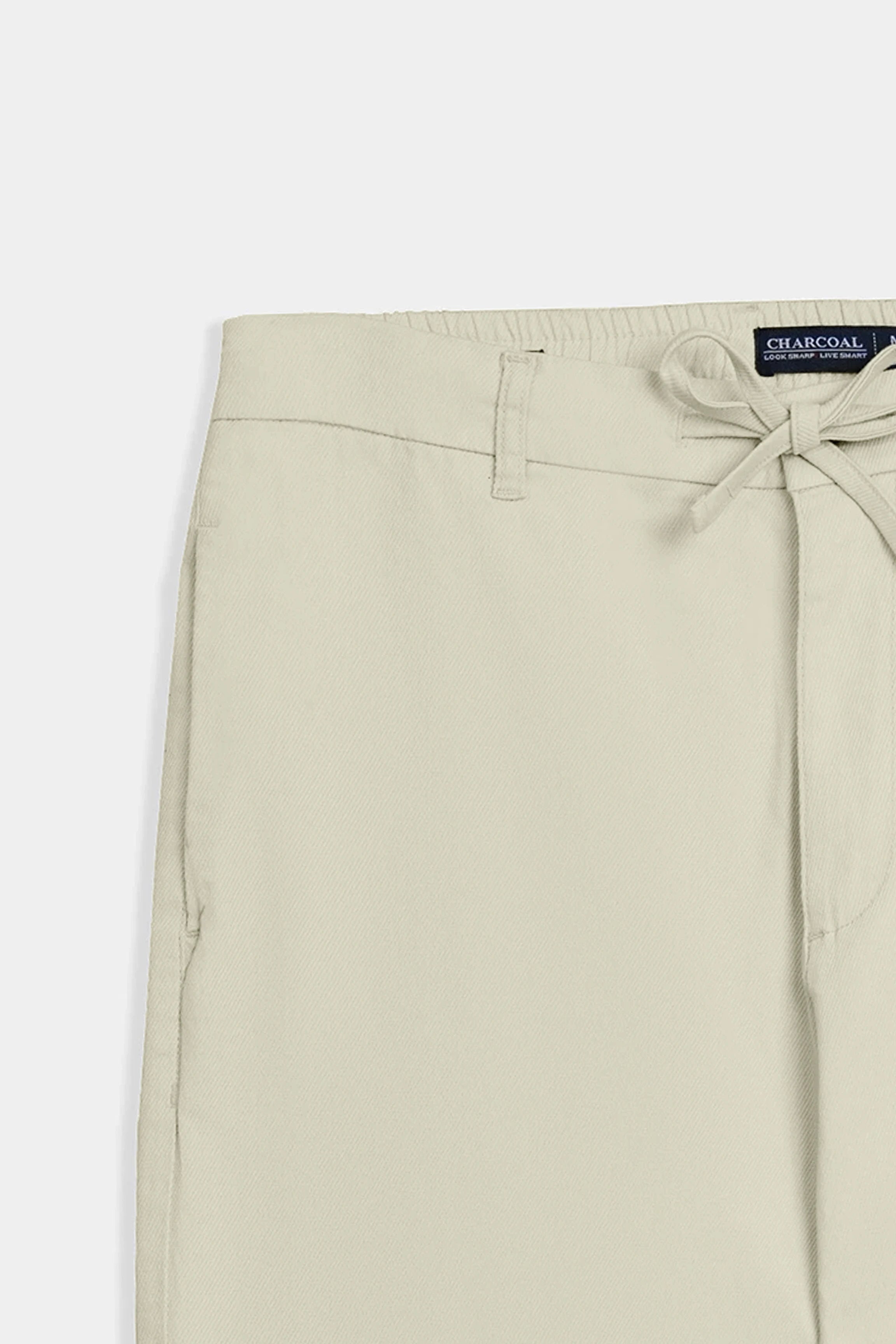 STRAIGHT FIT CASUAL TROUSER LIGHT KHAKI