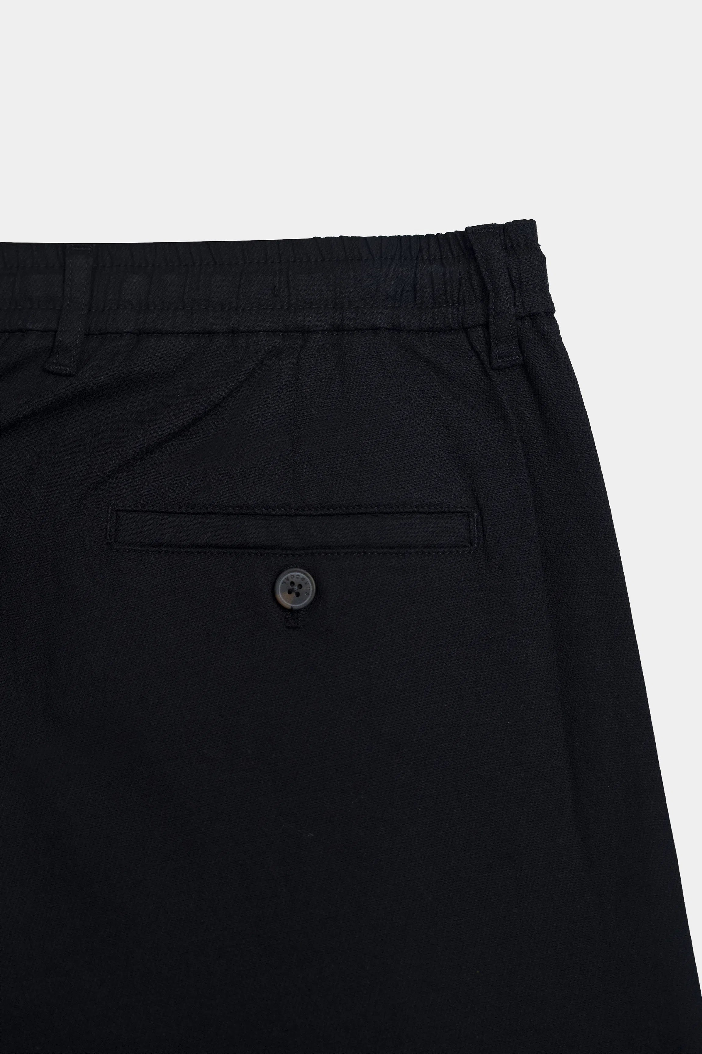 STRAIGHT FIT CASUAL TROUSER BLACK
