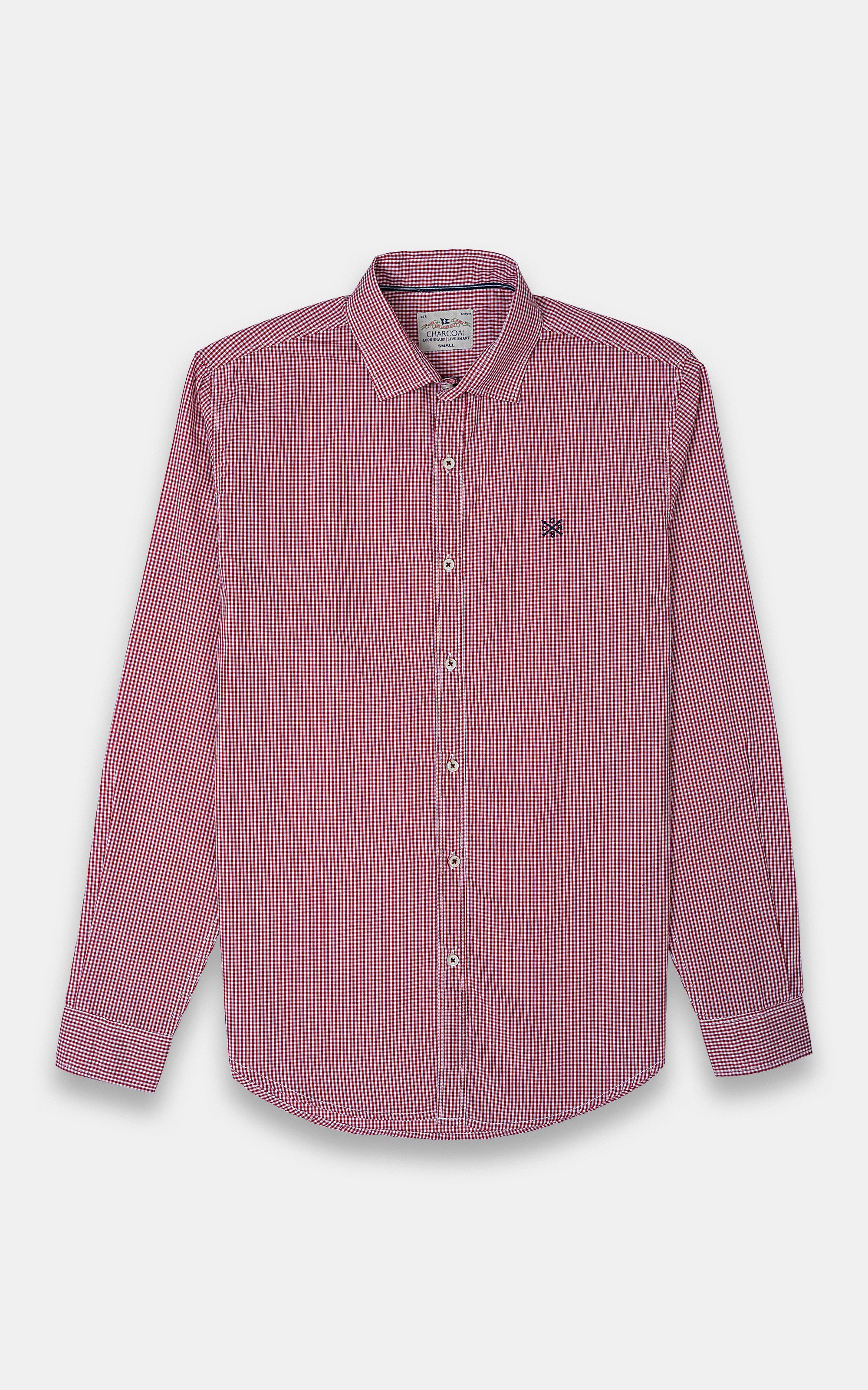 CASUAL SHIRT RED CHECK