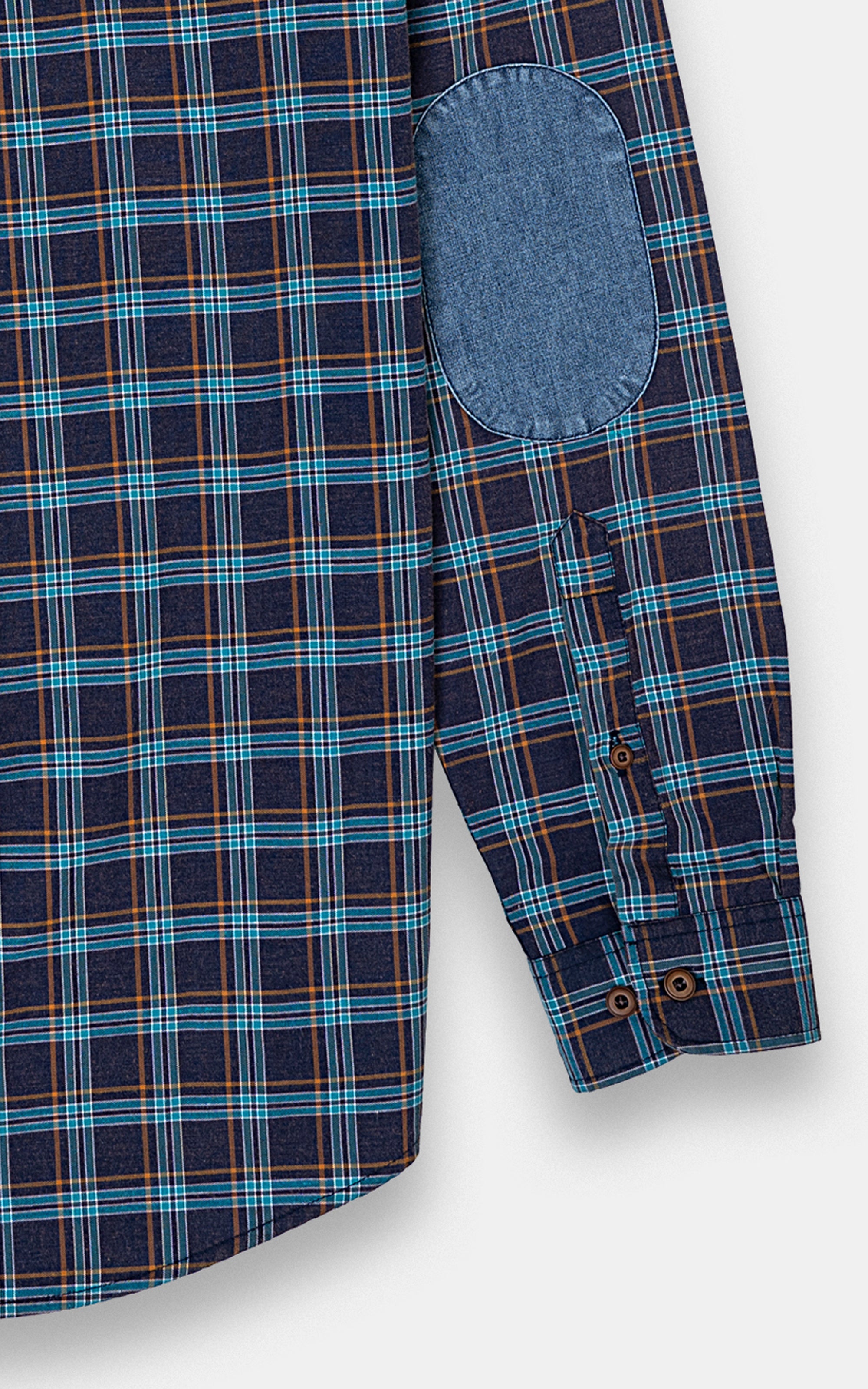 CASUAL SHIRT NAVY GREEN