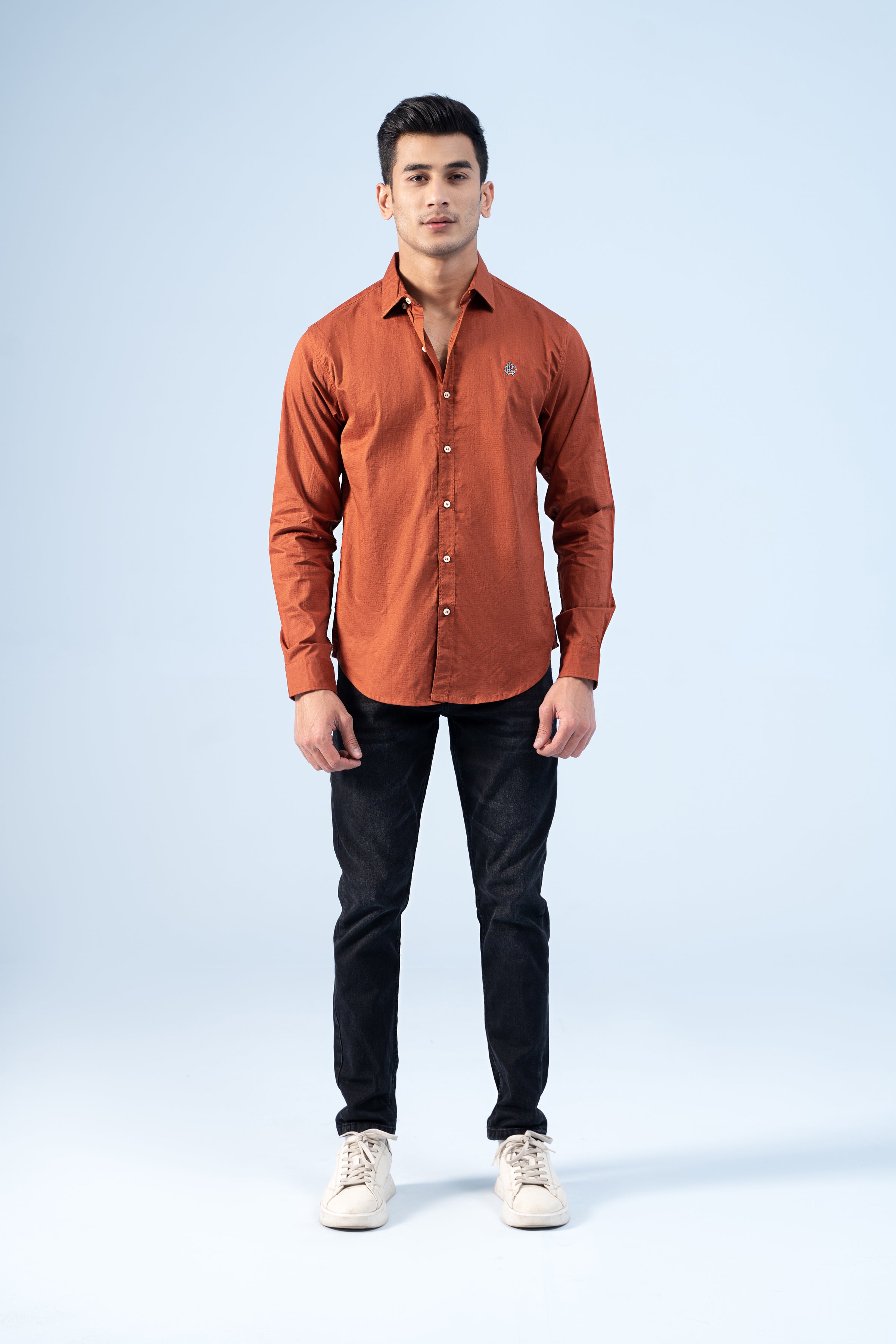 CASUAL SHIRT RUST - Charcoal Clothing