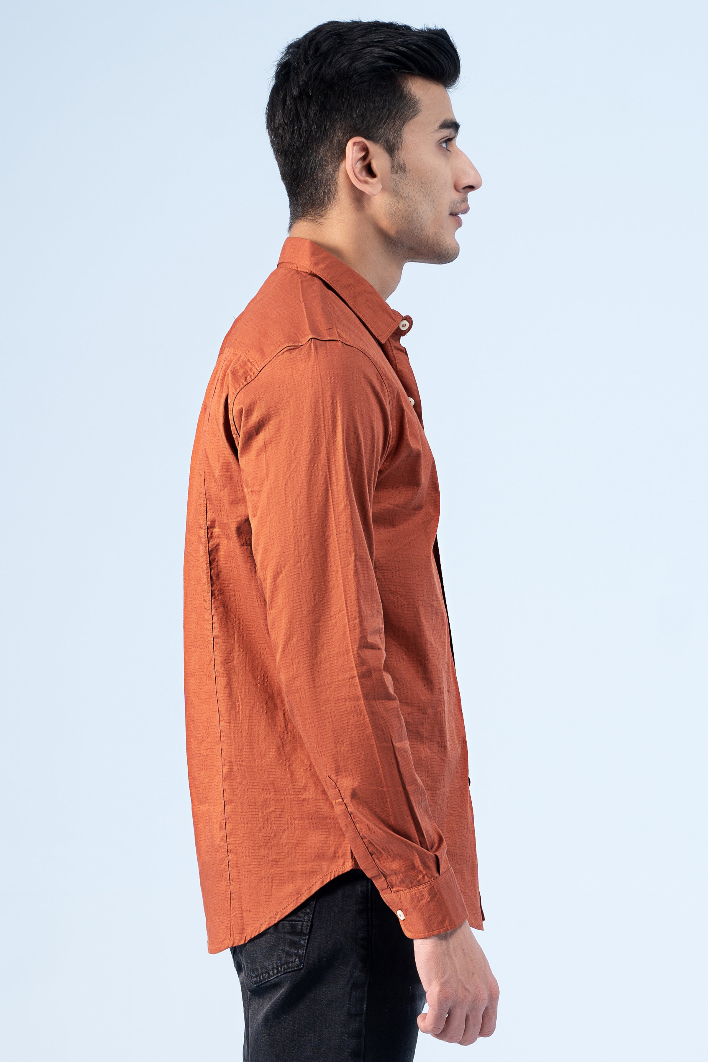 CASUAL SHIRT RUST - Charcoal Clothing