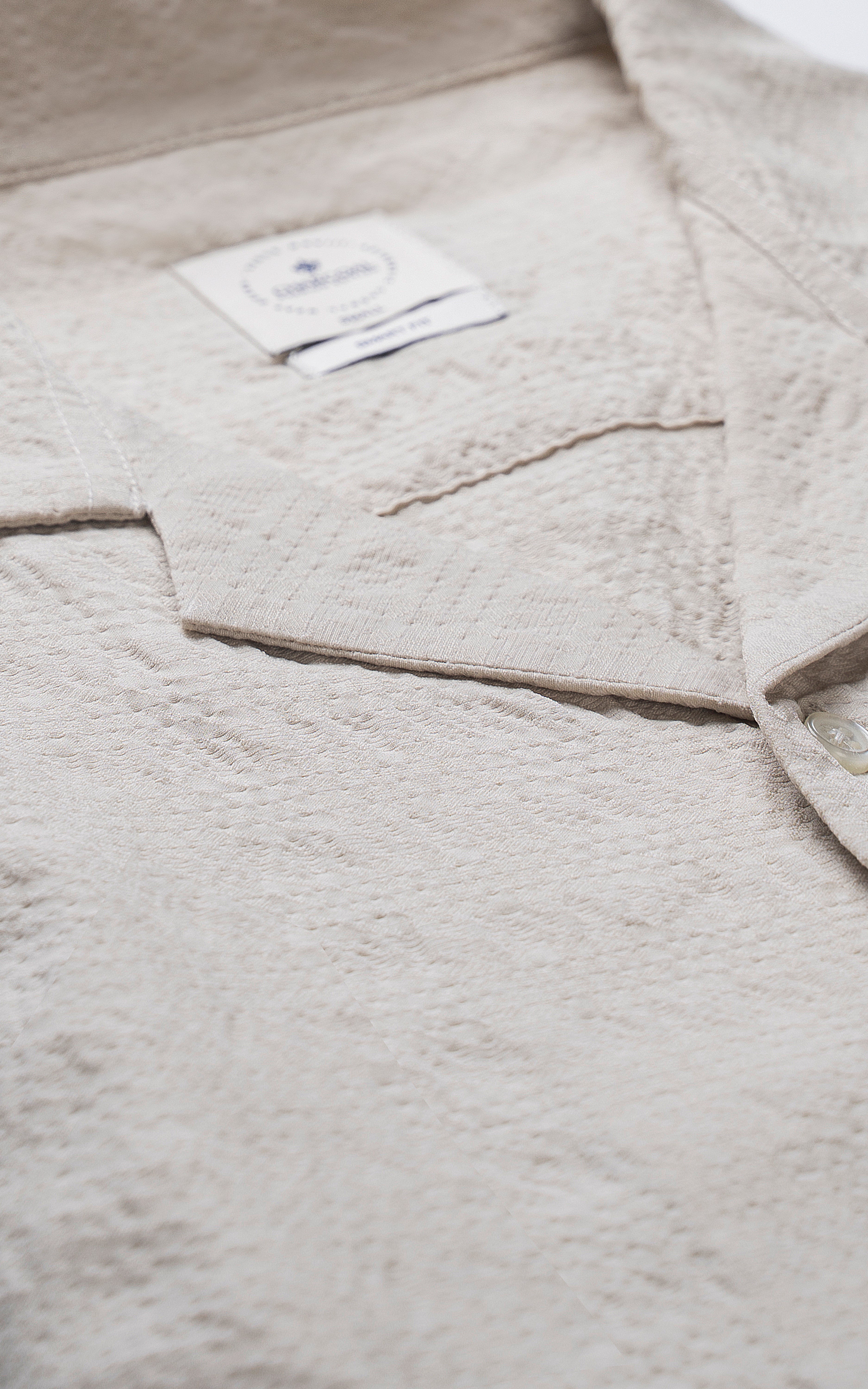 CUBAN RELAXED SHIRT BEIGE